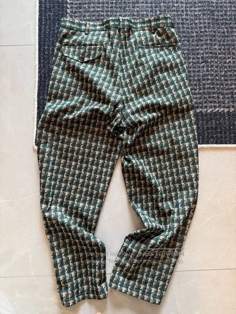 Comme des Garcons Comme Des Garcons size L Early Plaid Patchwork Pants Size US 27 - 2 Thumbnail