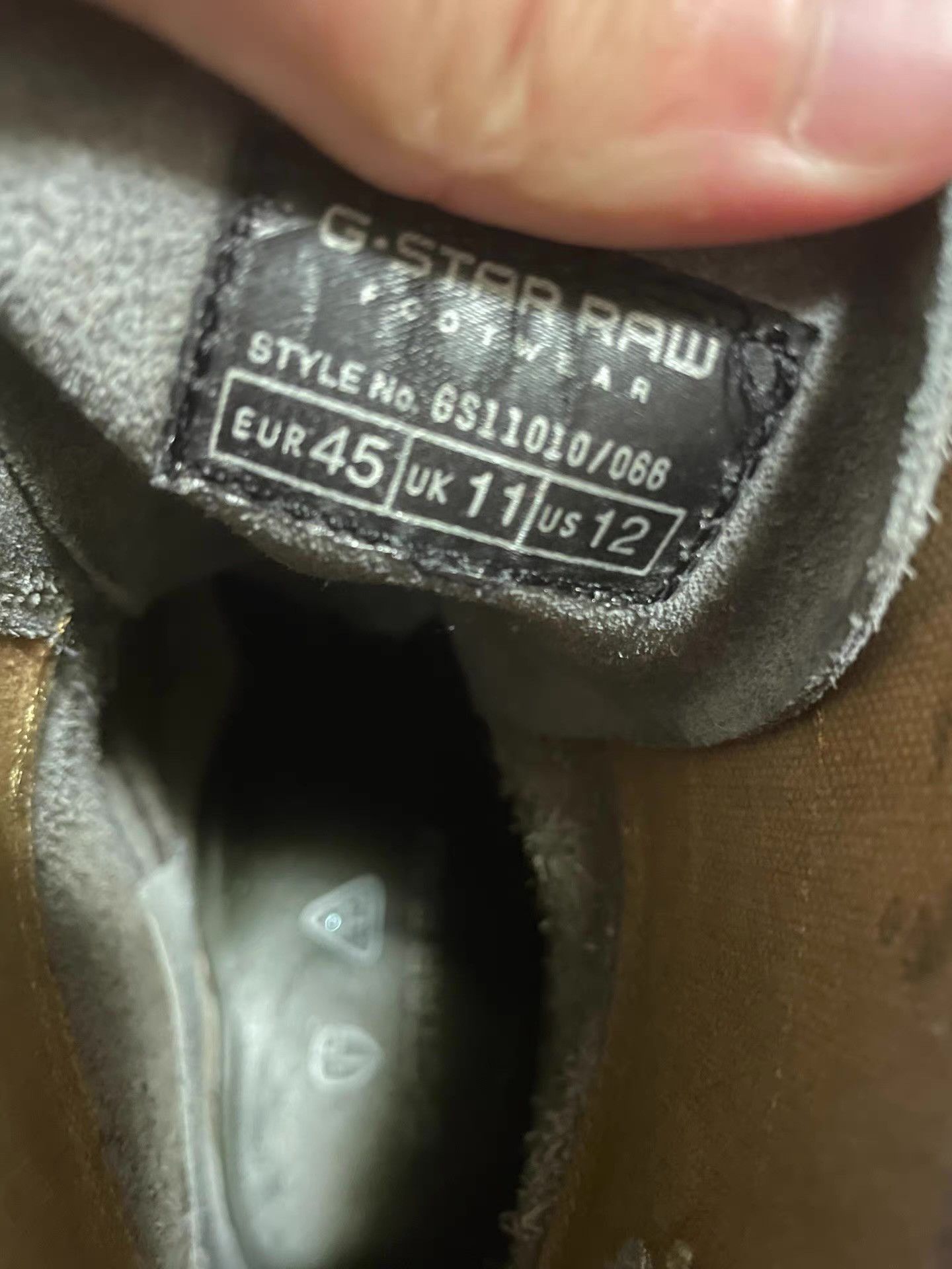 G-Star G-Star Raw men's gray boots, Q4 Size US 12 / EU 45 - 7 Thumbnail