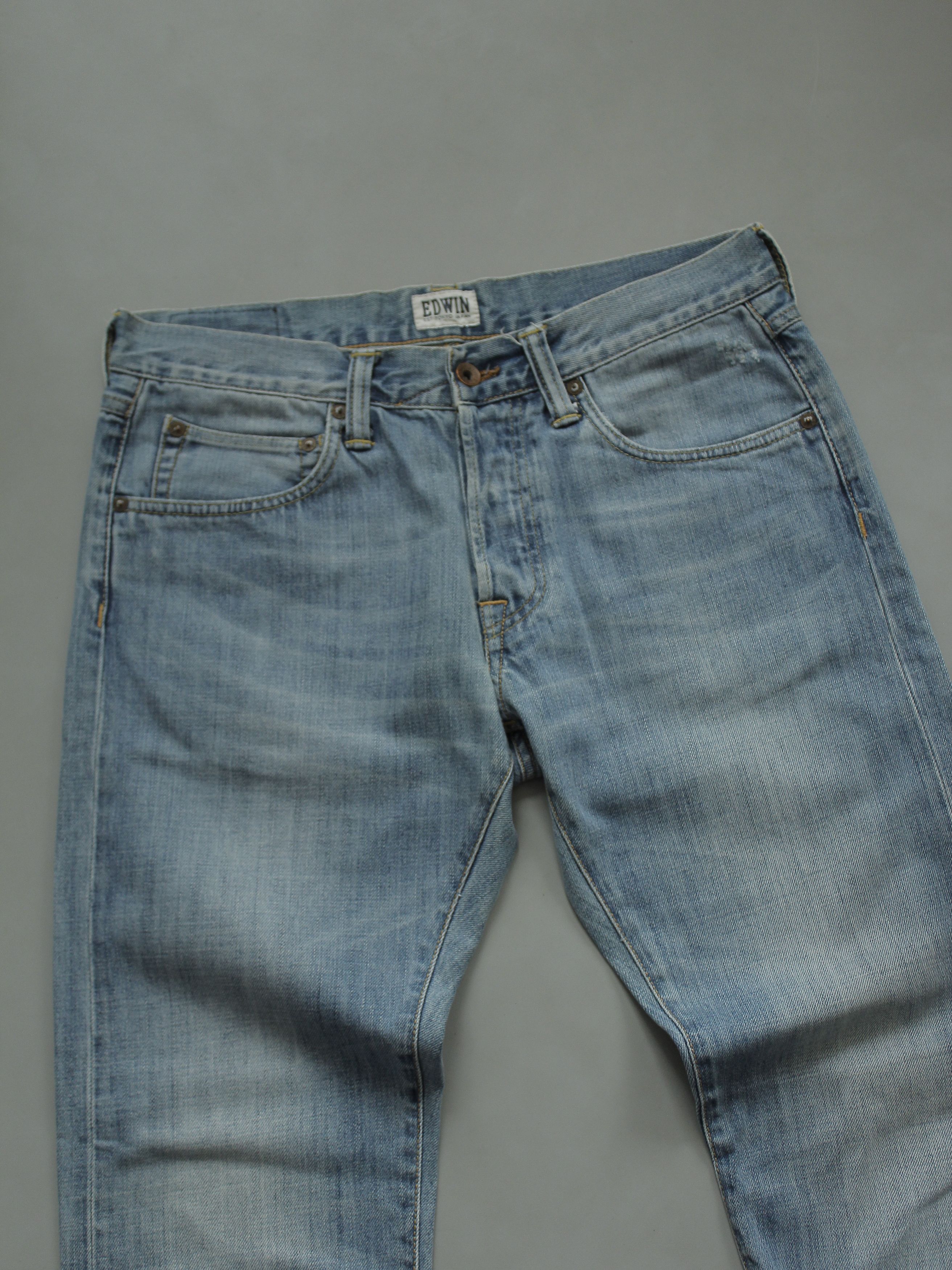 Edwin Edwin Ed-55 Light blue Denim Jeans Mens Size US 32 / EU 48 - 4 Thumbnail