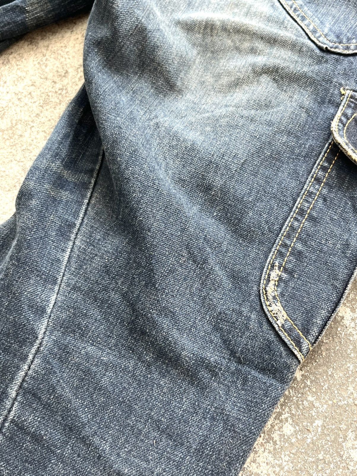 If Six Was Nine × Lee 🔥RARE DISTRESSED FLARE JEANS IF SIX WAS NINE STYLE / LEE Size US 36 / EU 52 - 10 Thumbnail