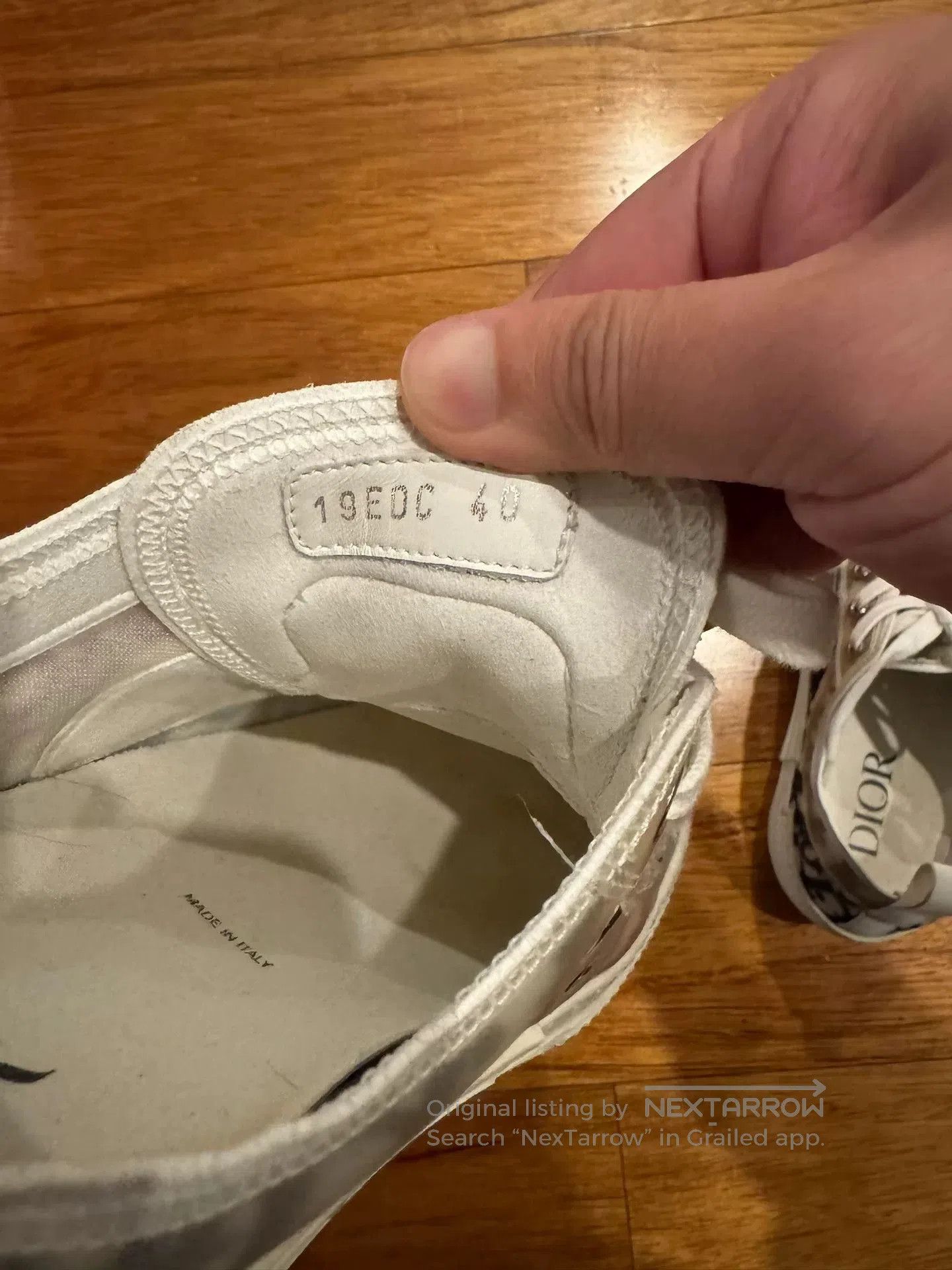 Dior dior b23 sneakers gray and white design. Size US 9 / EU 42 - 7 Thumbnail