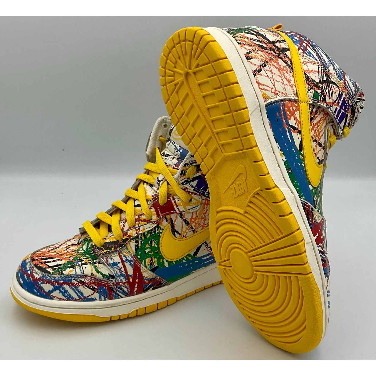 Nike Nike Dunk High PRM Scribble Sneaker 728443-100 Sz 6.5 Size US 6.5 / EU 39-40 - 7 Thumbnail