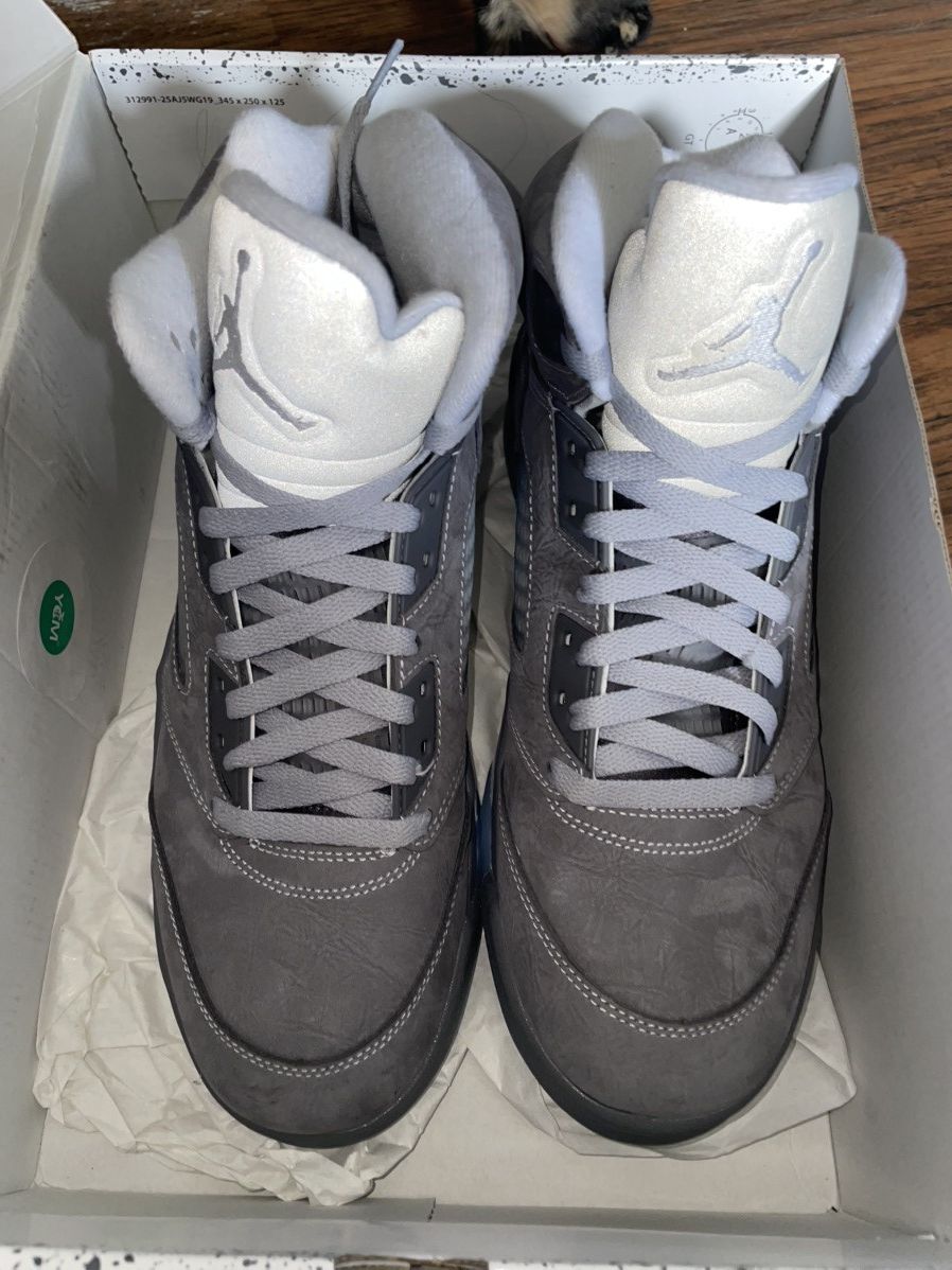 Jordan Brand Jordan 5 wolf grey size 10 Size US 10 / EU 43 - 3 Thumbnail