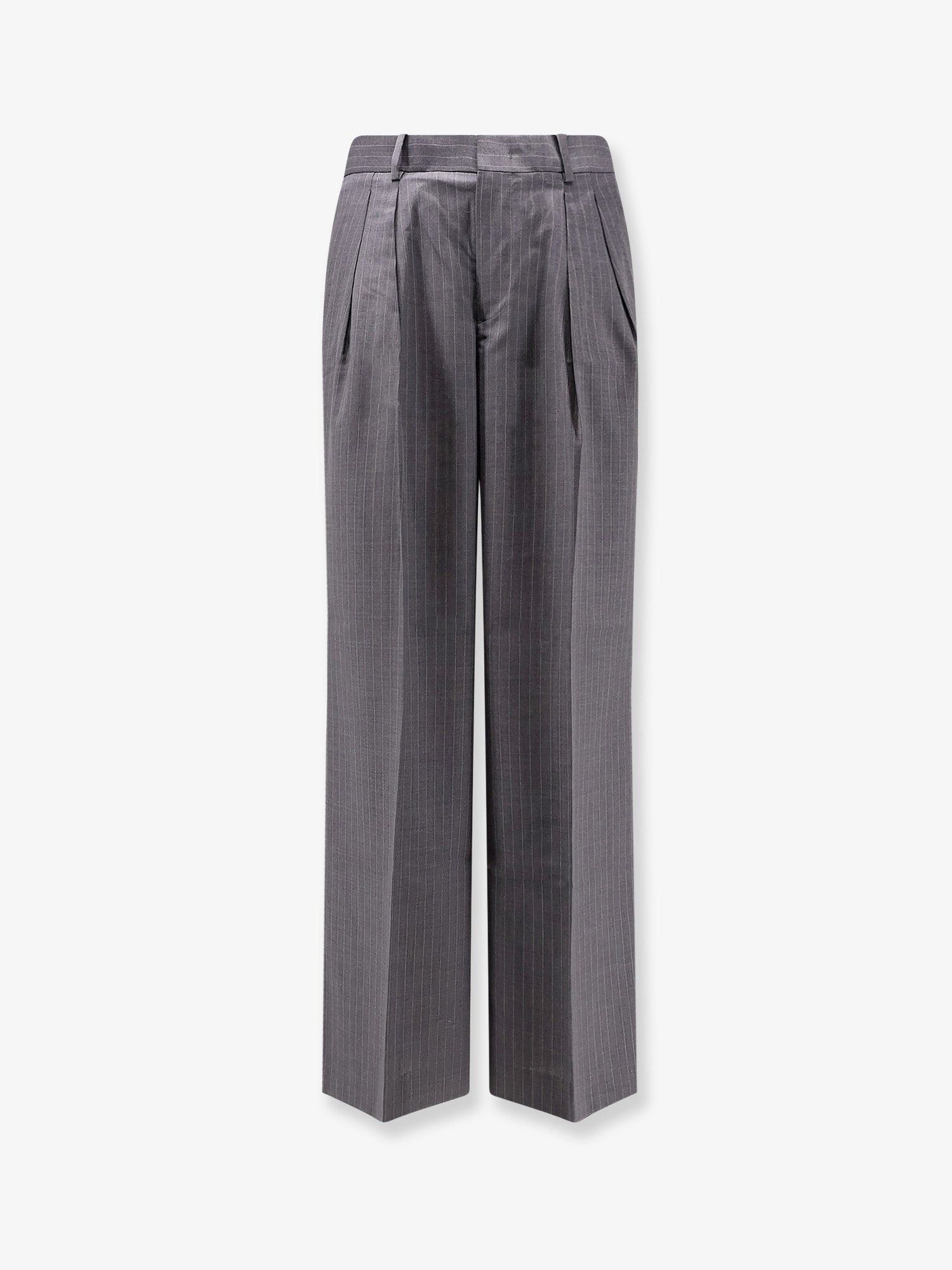 TONYWACK Wool Blend Trousers With Striped Motif Size US 28 / EU 44 - 1 Thumbnail