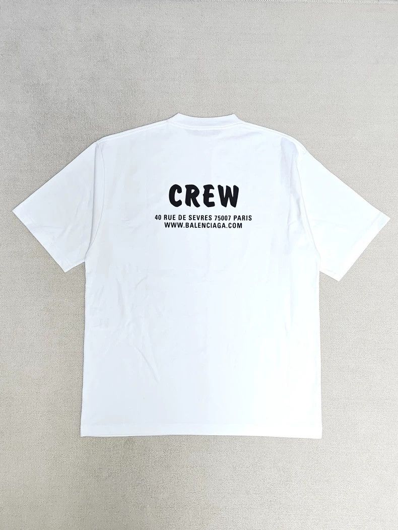 Balenciaga Balenciaga Crew printed logo monogram short sleeve tee Size US XS / EU 42 / 0 - 2 Thumbnail
