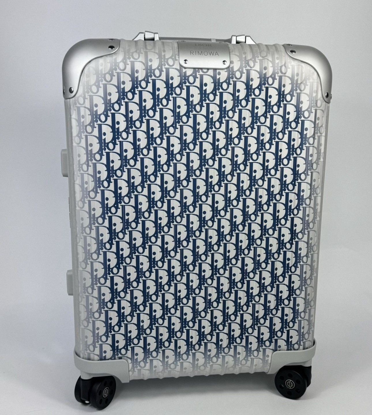 DIOR X RIMOWA LOGO PRINT CABBIN SUITCASE