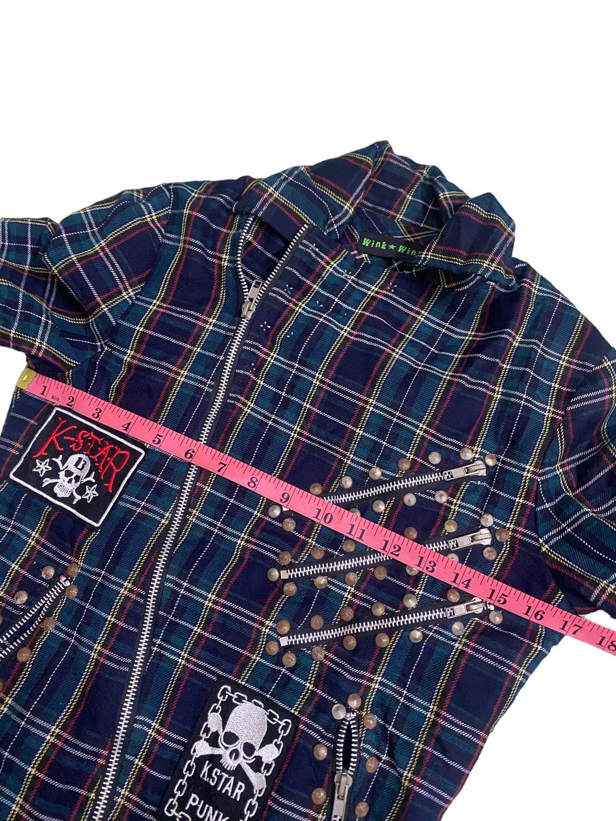 Seditionaries 💥Japanese Wink Wink Seditionaries Tartan Studs Jacket Size S / US 4 / IT 40 - 7 Thumbnail