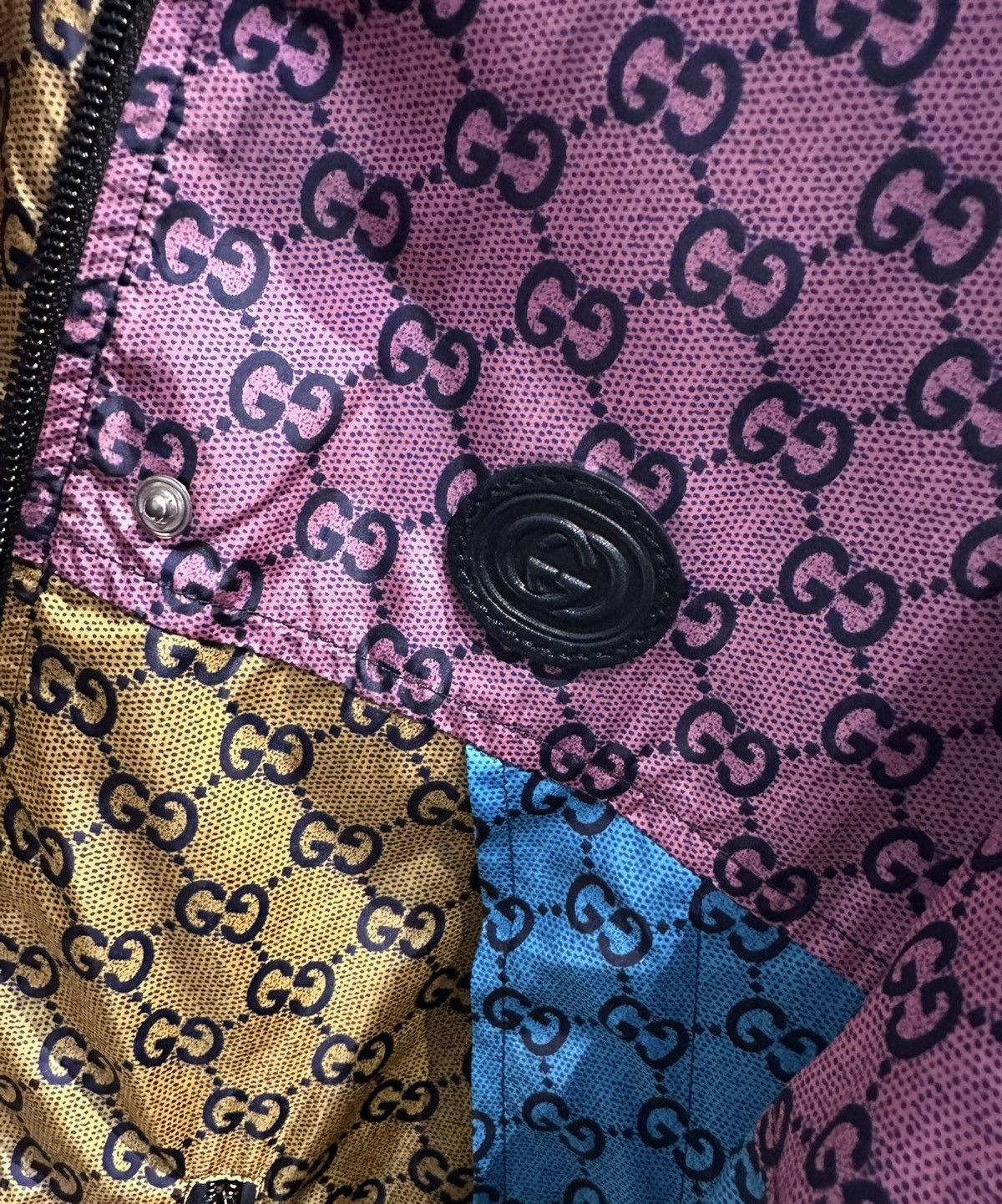 Gucci Gucci 40 multicolor GG monogram windbreaker Coat Size S / US 4 / IT 40 - 6 Thumbnail