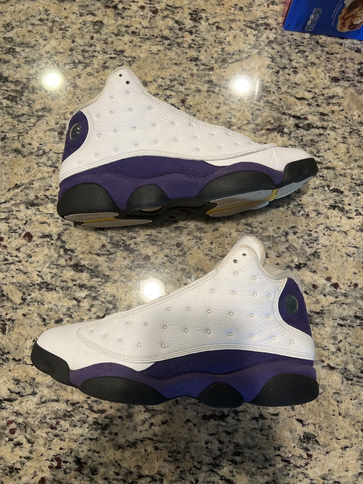 image of Jordan Nike Jordan 13’S (Lakers) Shoes in Purple, Men's