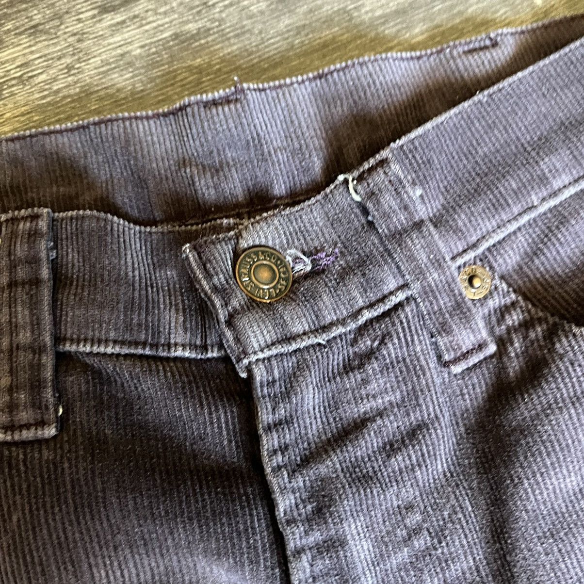 Levi's Vintage 1980s Levi’s 517 Corduroy Boot Cut Lavender Pants Size US 30 / EU 46 - 7 Thumbnail