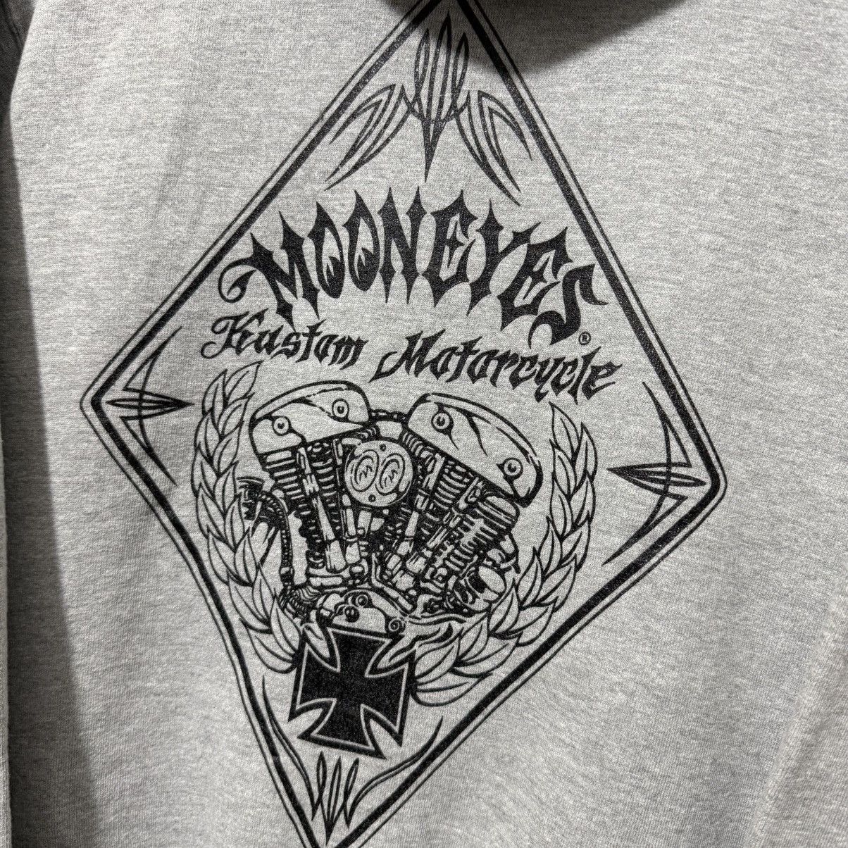 Vintage Vintage mooneyes motorcycle ziphoodie Size US S / EU 44-46 / 1 - 3 Thumbnail
