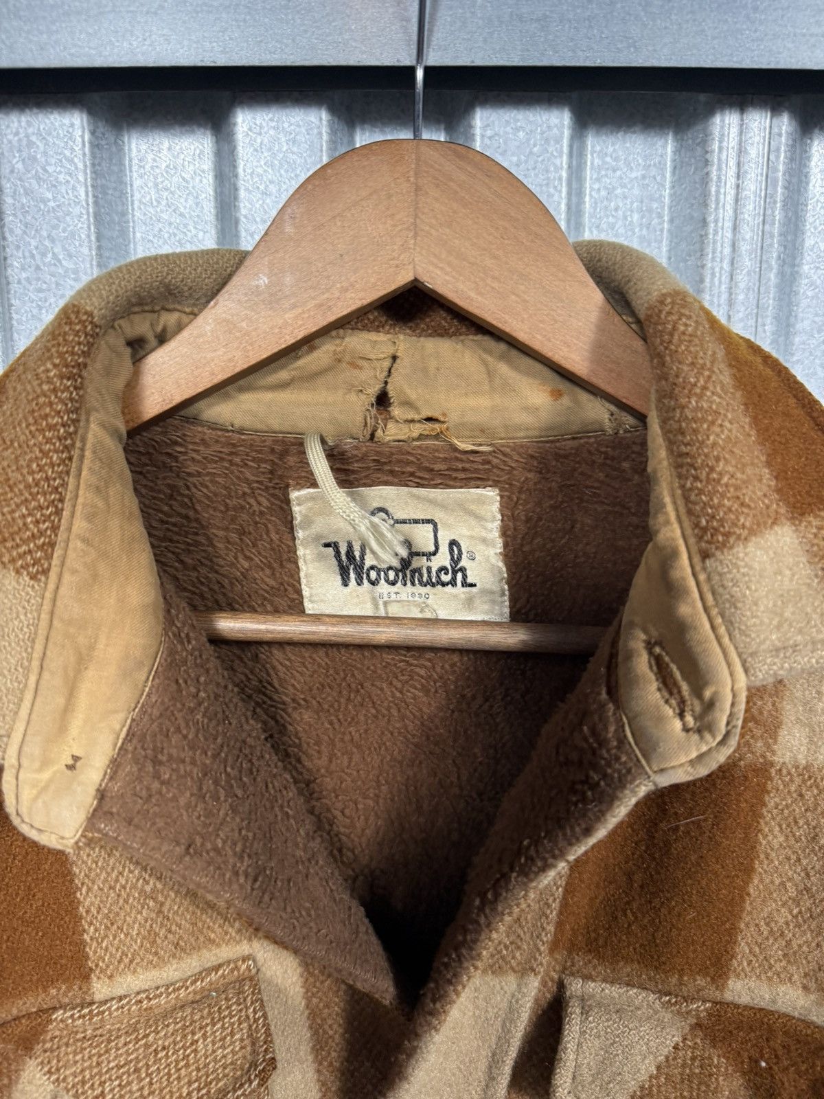 Other 60s Vintage Woolrich Plaid Fleece Western Jacket Size US L / EU 52-54 / 3 - 8 Thumbnail