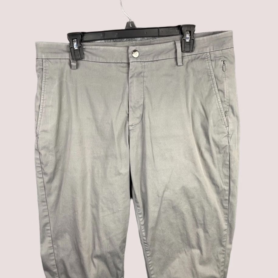 Vintage Birddogs Pants Mens 36x32 Gray Stretch Chino Lined Casual Performance Trouser Shirt Size US 36 / EU 52 - 1 Thumbnail