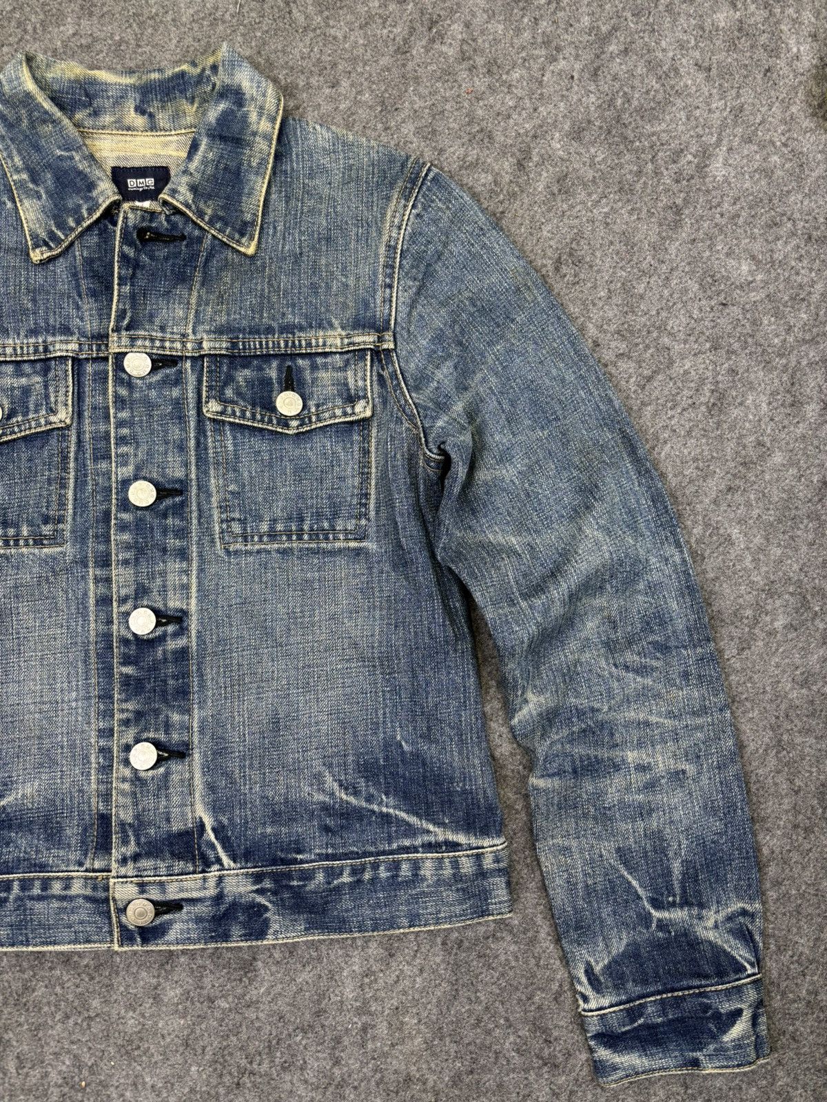 Spellbound 💥Raw Fades💥Vtg DMG Type 3 Trucker Jacket F951 Size US XS / EU 42 / 0 - 3 Thumbnail