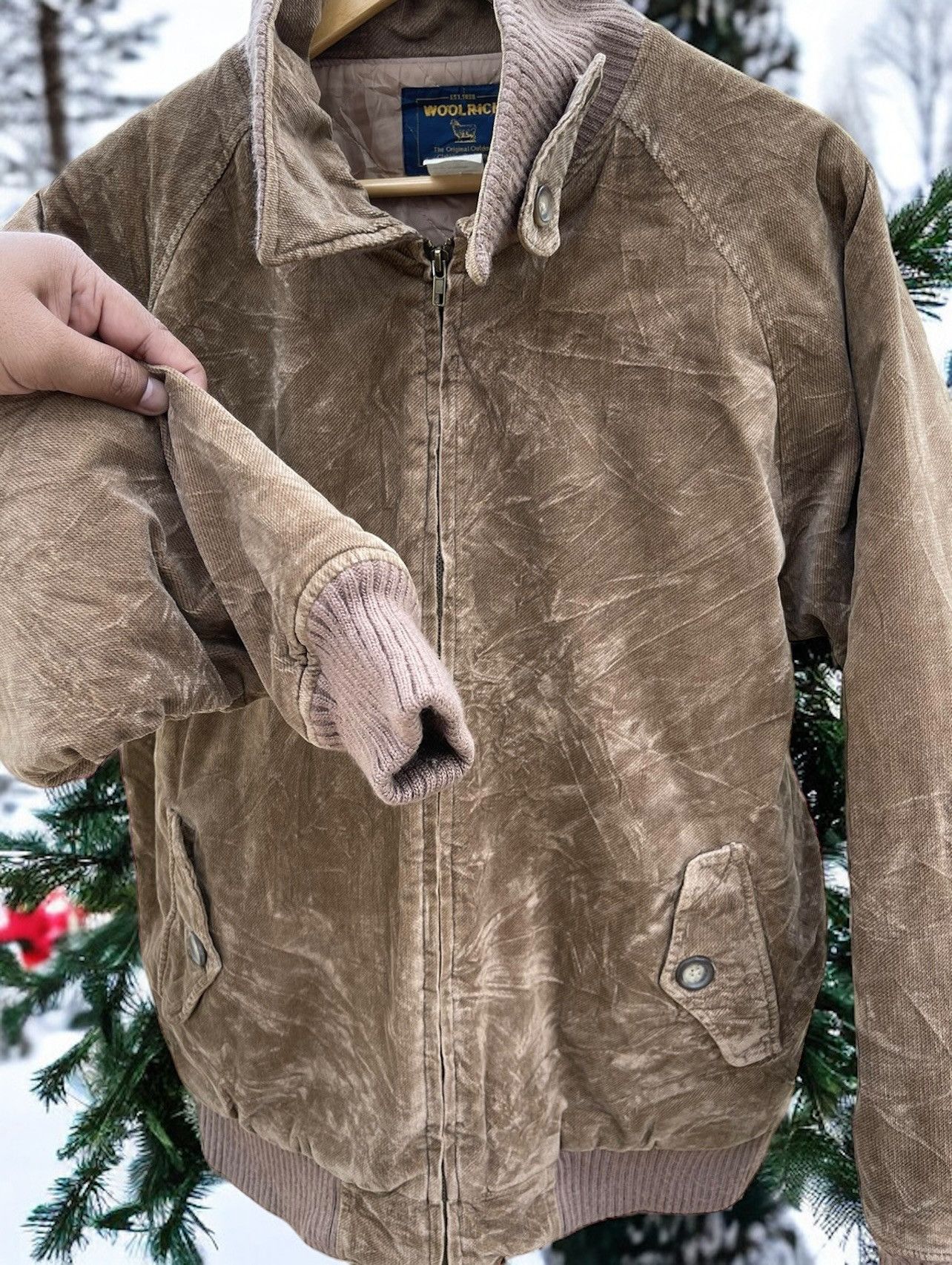 Vintage × Woolrich Woolen Mills Vintage Woolrich Trucker Jacket Size US L / EU 52-54 / 3 - 6 Thumbnail