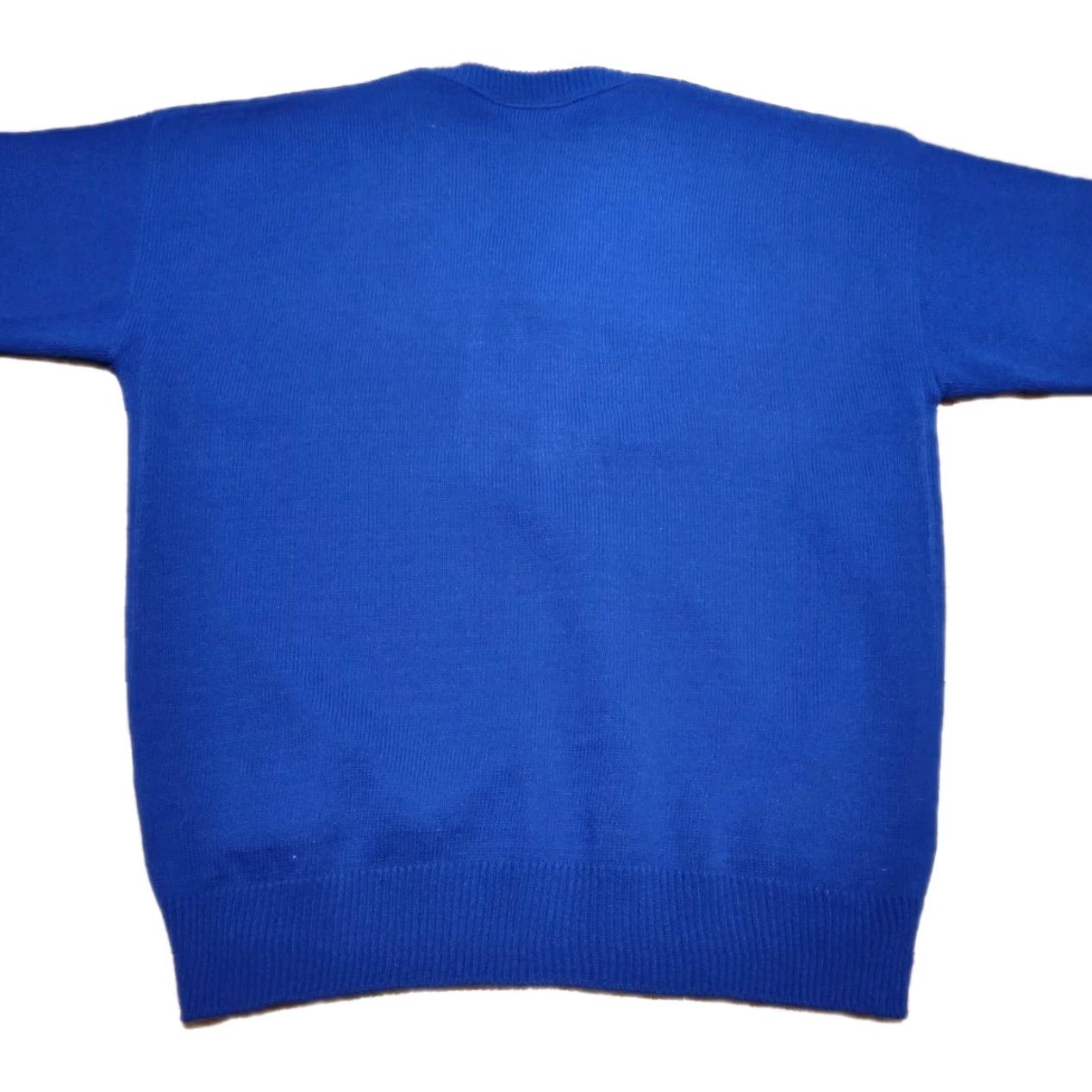 Vintage VINTAGE Andrew Rohan Men’s Sweater Pullover Long Sleeve V-Neck Mirth is King Mason Logo Blue XL Made in USA Size US XL / EU 56 / 4 - 2 Thumbnail