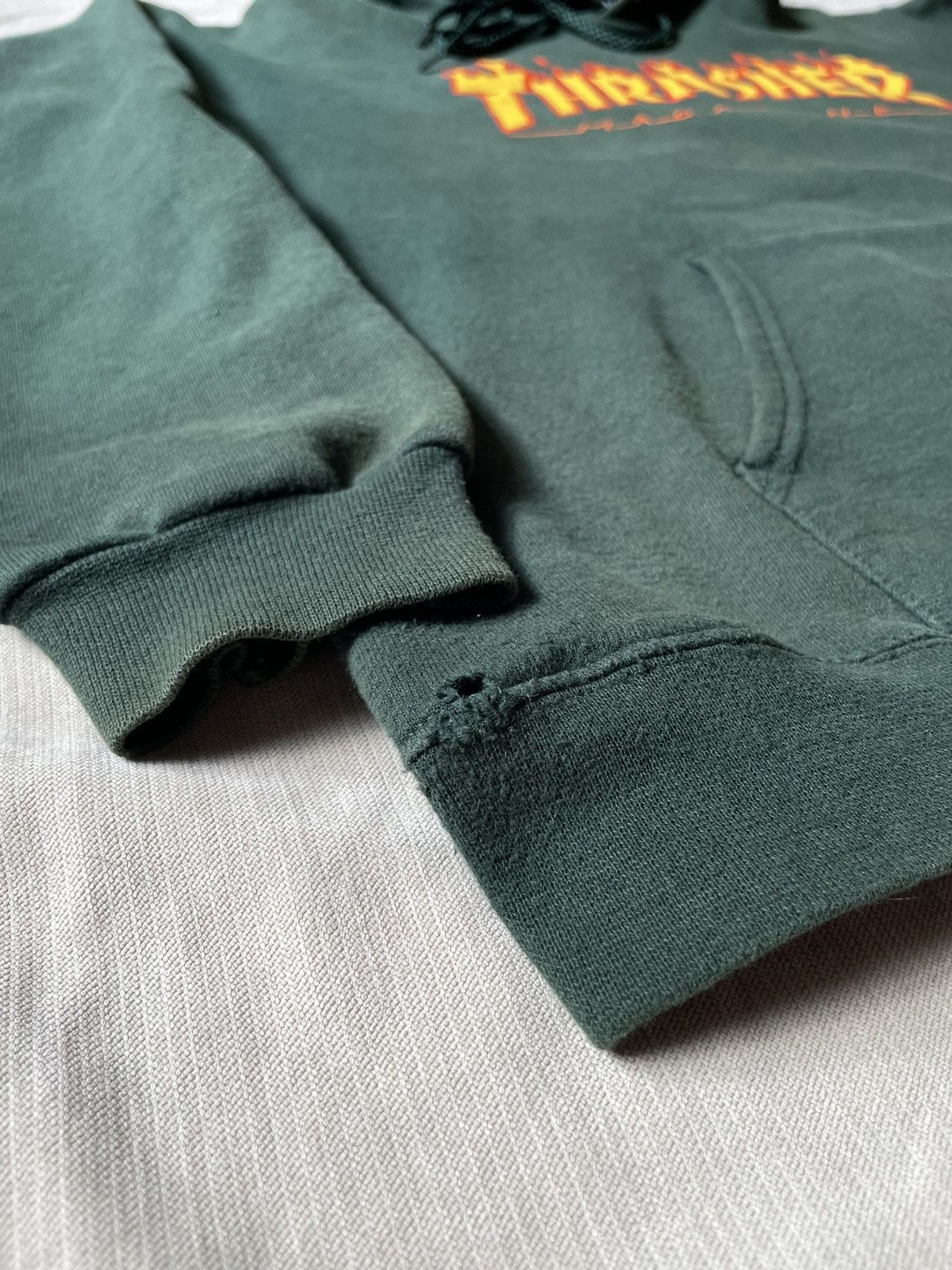 Thrasher Thrasher Flame Logo Hoodie Green M Size US M / EU 48-50 / 2 - 3 Thumbnail