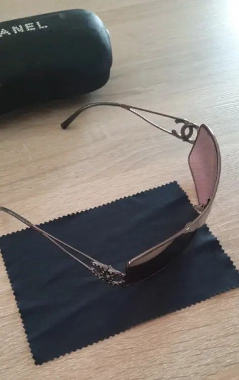 Chanel × Vintage CHANEL Sunglasses Mask Visor Rimless Ski Shield 4033 Size ONE SIZE - 2 Thumbnail