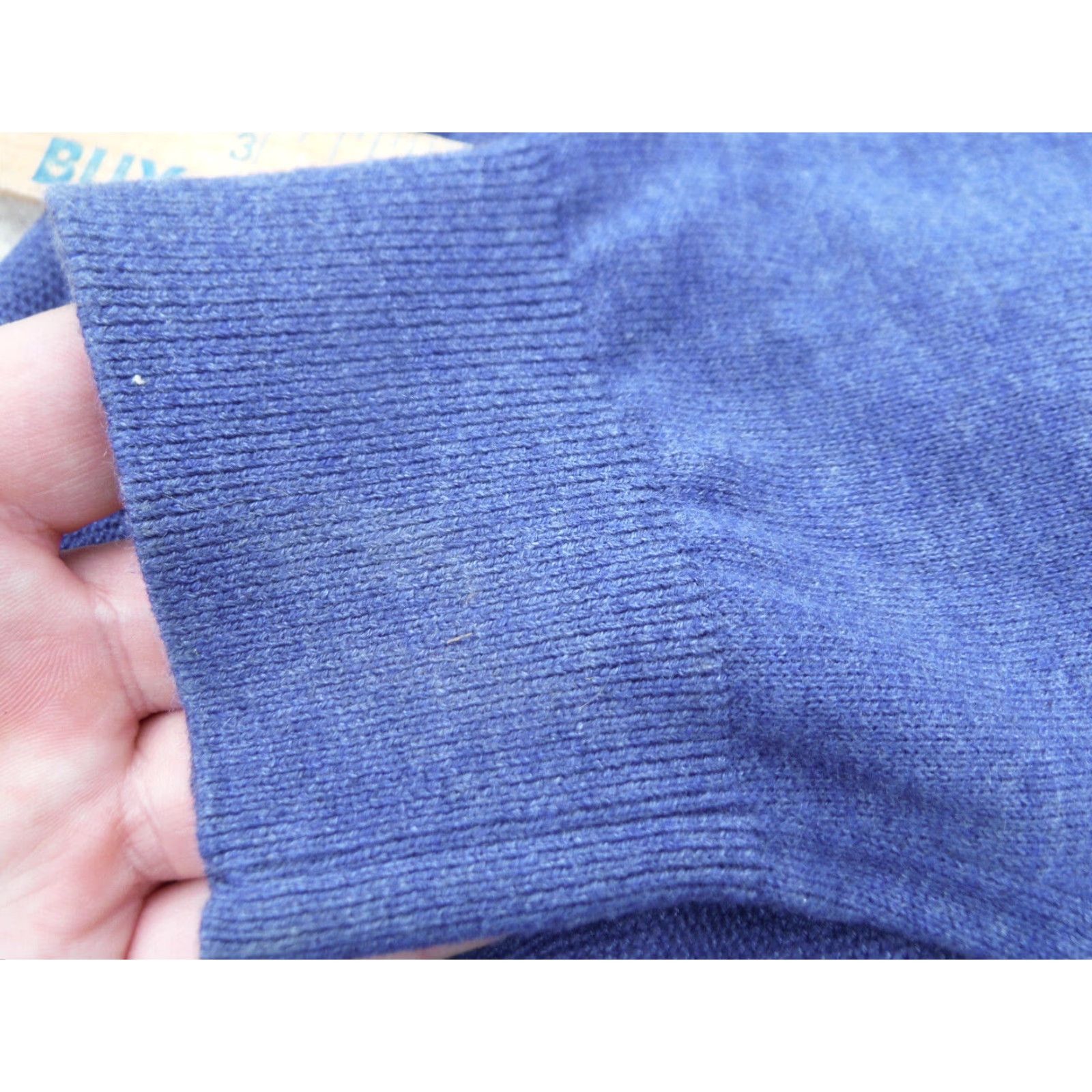 Roundtree & Yorke ROUND TREE & YORKE Men's Sweater XL Blue Cotton Acrylic Long Sleeve Crewneck Size US XL / EU 56 / 4 - 5 Thumbnail