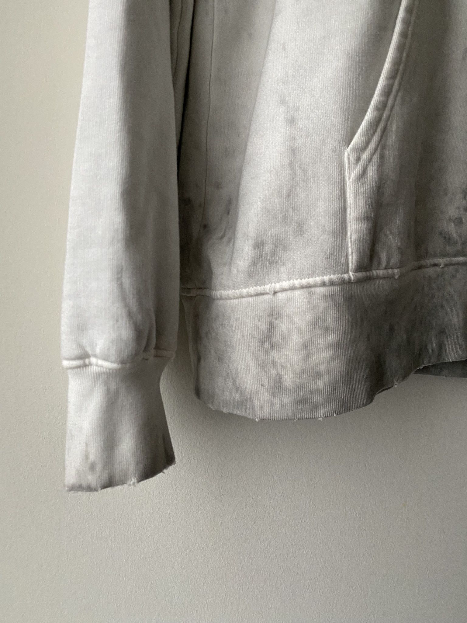 Acne Studios 48/M - Bulky Black Bleached Hoodie Size US M / EU 48-50 / 2 - 11 Thumbnail