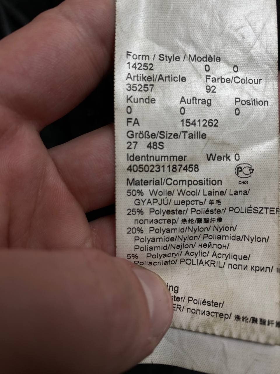 Daniel Hechter × Goretex Daniel Hechter Wool men's coat Size US XXL / EU 58 / 5 - 3 Thumbnail
