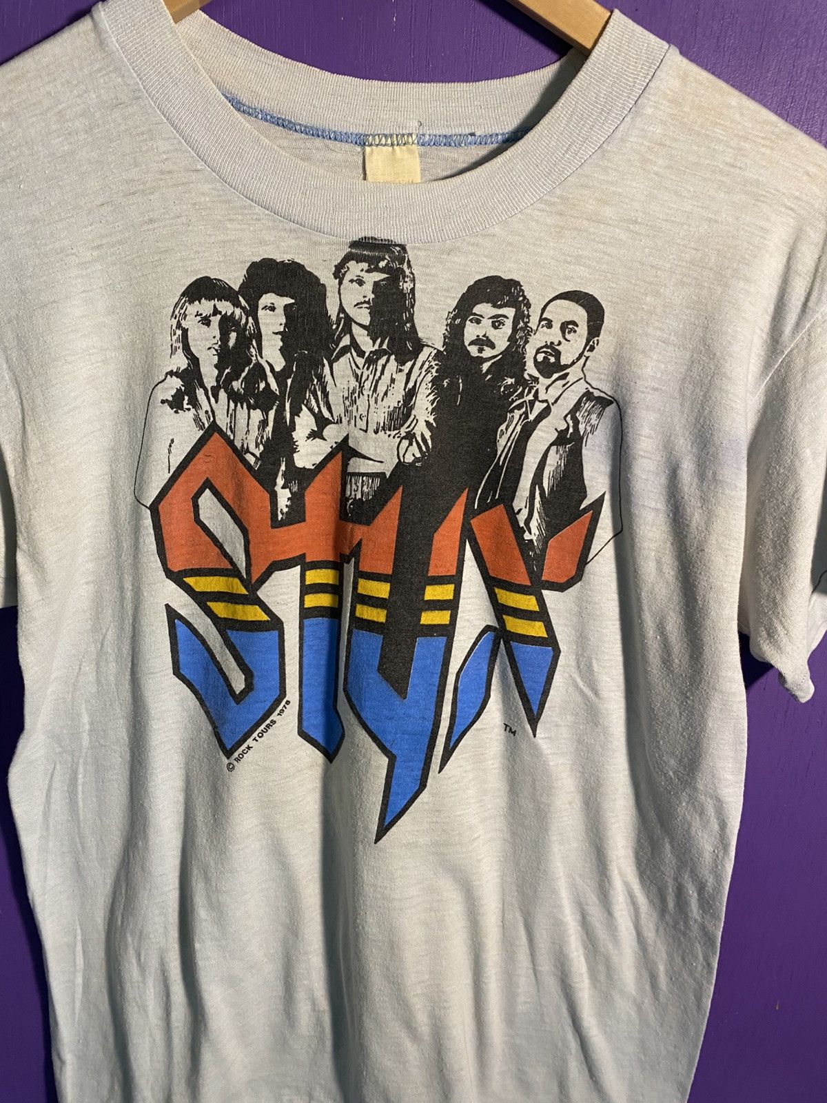 Band Tees Vintage 1978 Styx the main event tour tee Size US M / EU 48-50 / 2 - 3 Thumbnail