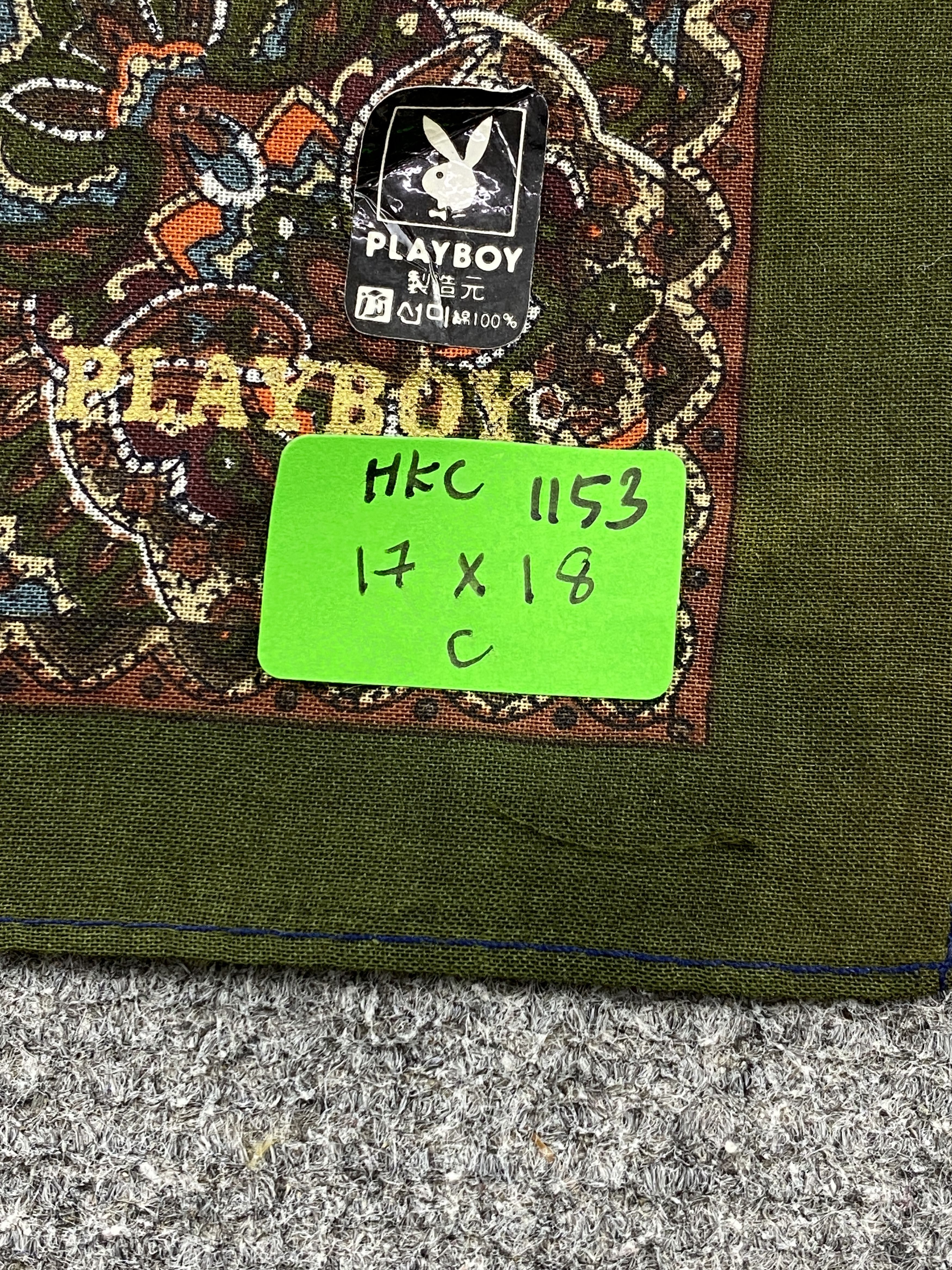 Playboy Vintage Playboy Handkerchief / Neckerchief HKC1153 Size ONE SIZE - 9 Thumbnail