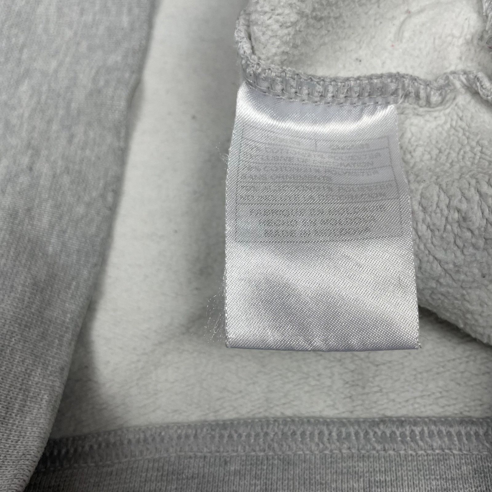 Nike × Vintage Nike Men's Heather Gray Cotton Spellout Fleece Hoodie Medium Size US M / EU 48-50 / 2 - 9 Thumbnail