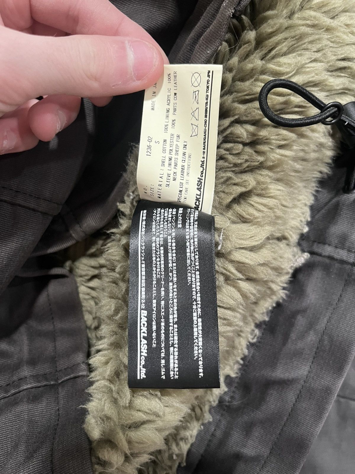 Isamu Katayama Backlash Isamu Katayama Backlash AW11 fur lined heavyweight jacket Size US S / EU 44-46 / 1 - 8 Thumbnail