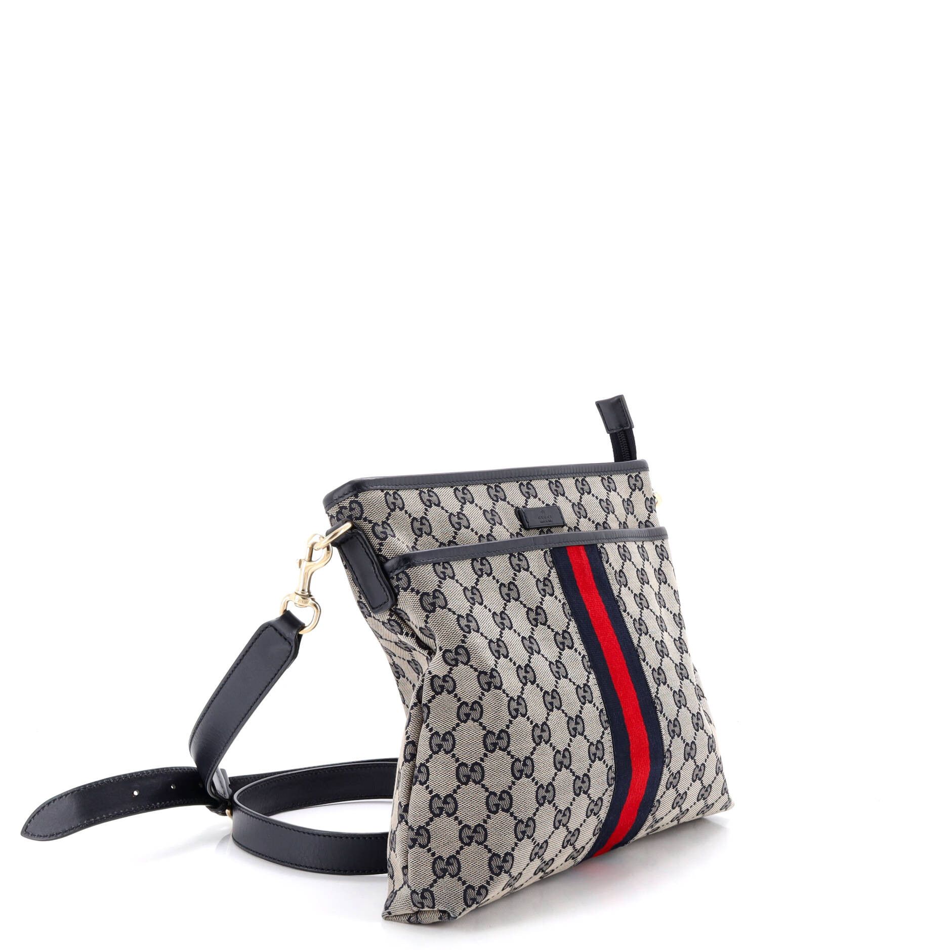 Gucci Front pocket web messenger gg canvas small Size ONE SIZE - 1 Thumbnail