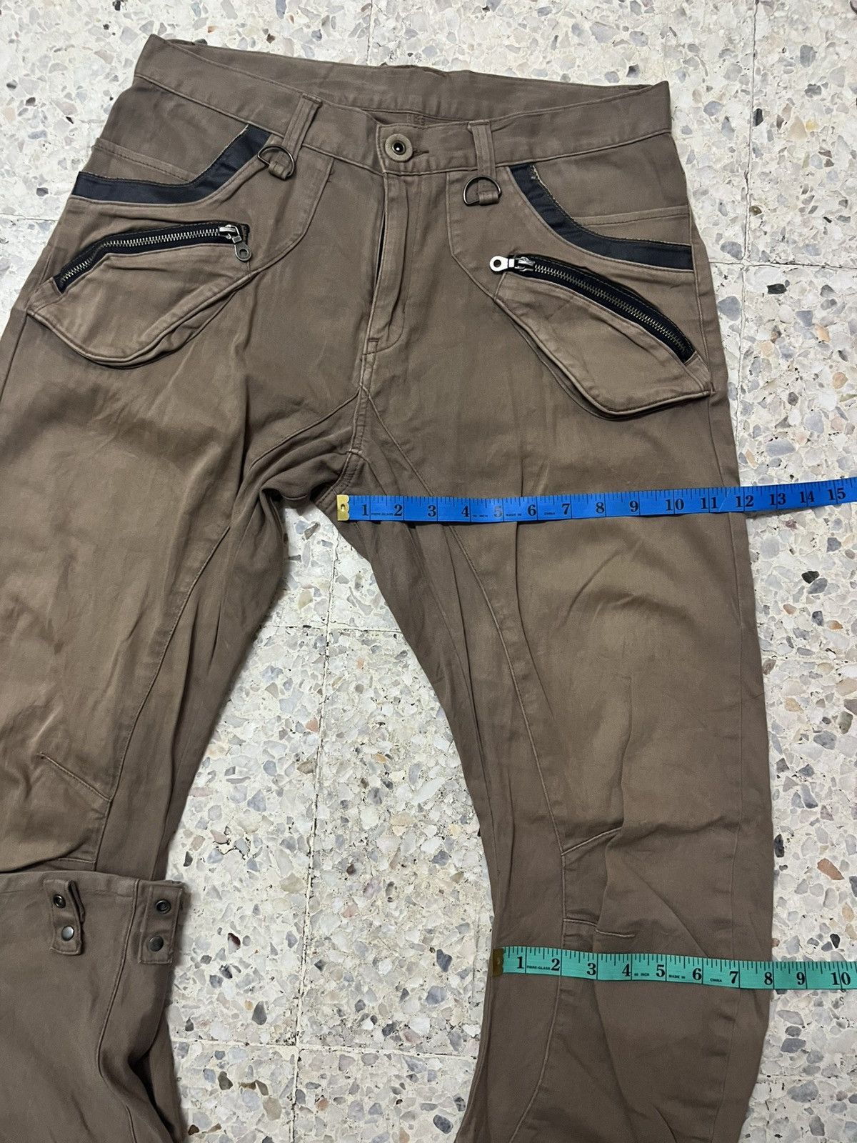 PPFM PPFM Japan Y2K Techwear Cargo Pants Curved Leg Design Size US 32 / EU 48 - 11 Thumbnail