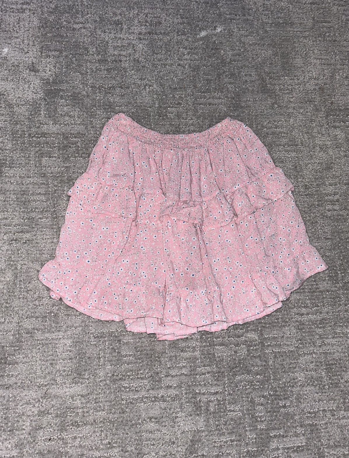 PRINCESS POLLY Princess Polly tropical pink mini skirt Size 25" / US 0 / IT 36 - 2 Thumbnail