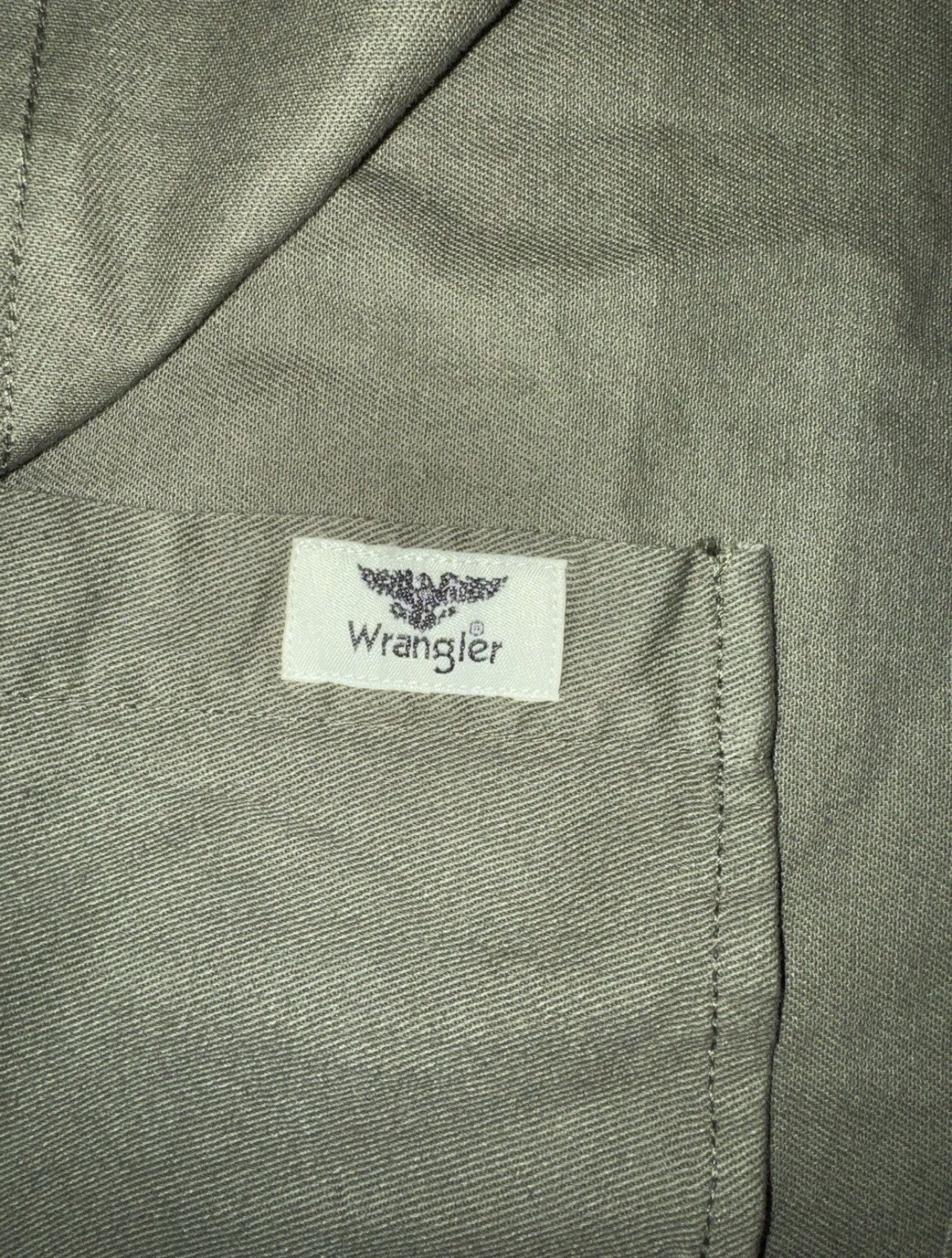 Wrangler Wrangler Olive Green Button Down Shirt Large Flex Comfort Size US L / EU 52-54 / 3 - 5 Thumbnail