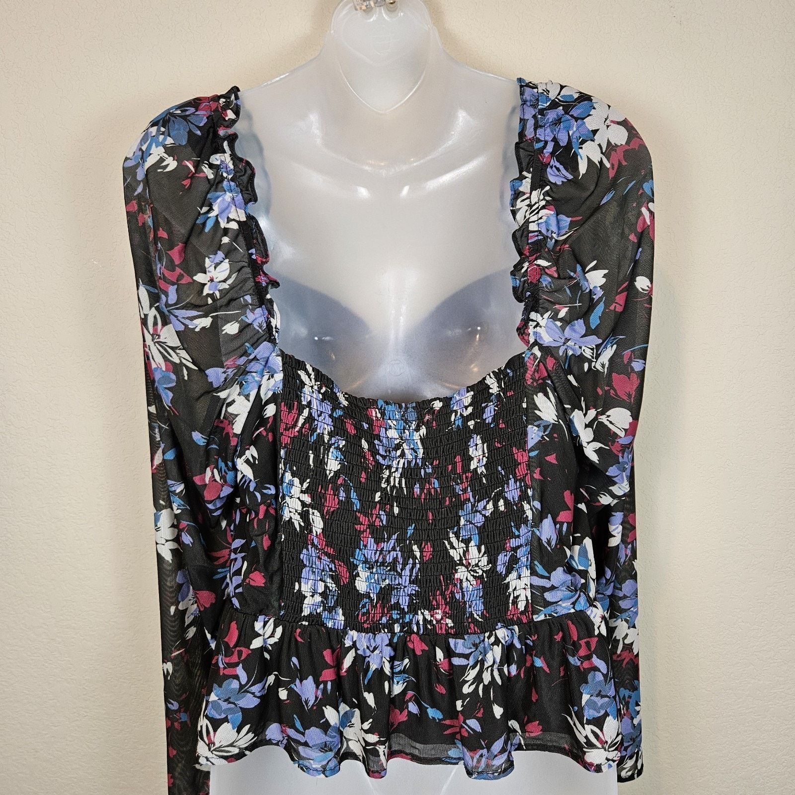 Other Peter Som Designer Blouse Smocked Whimsigoth Fairy Size XXL / US 16-18 / IT 52-54 - 7 Thumbnail