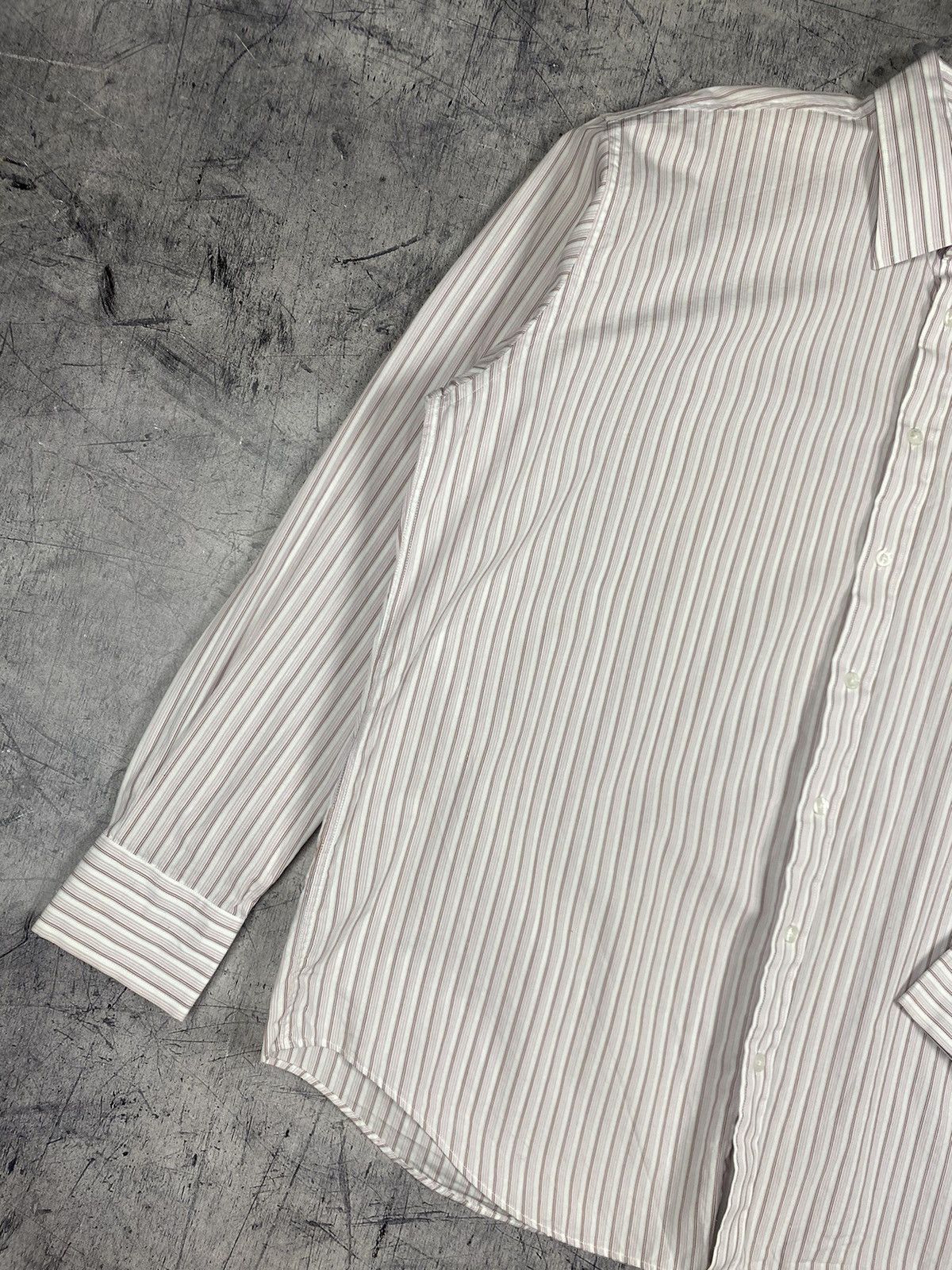 Vintage Vintage Yves Saint Laurent Button Up Shirt Size XL Size US XL / EU 56 / 4 - 3 Thumbnail