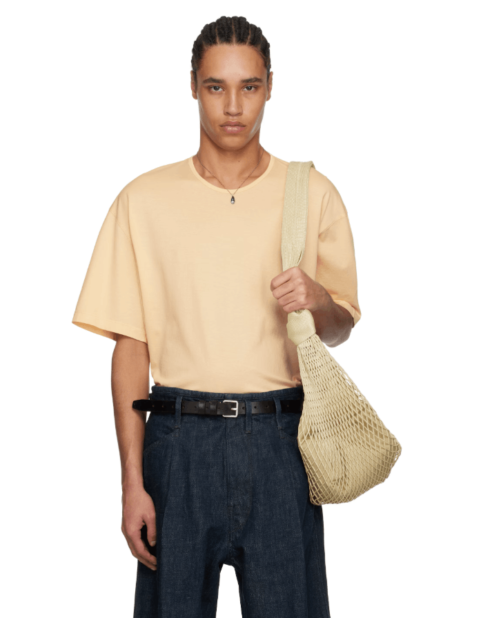 Lemaire BNWT SS25 LEMAIRE RELAXED TSHIRT ICE APRICOT XL Size US XL / EU 56 / 4 - 1 Thumbnail