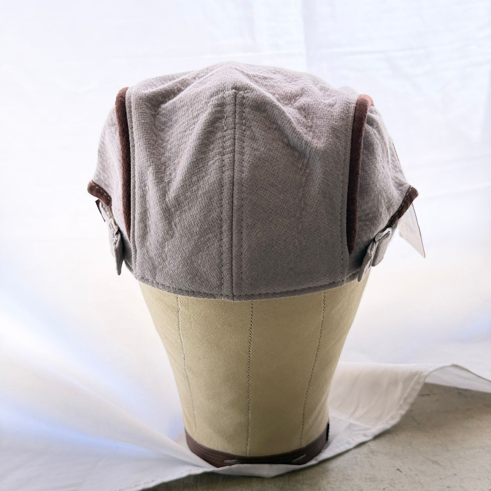 Other Vintage y2k japan Two-Tone Cotton cabbie buckle Hat Size ONE SIZE - 4 Thumbnail