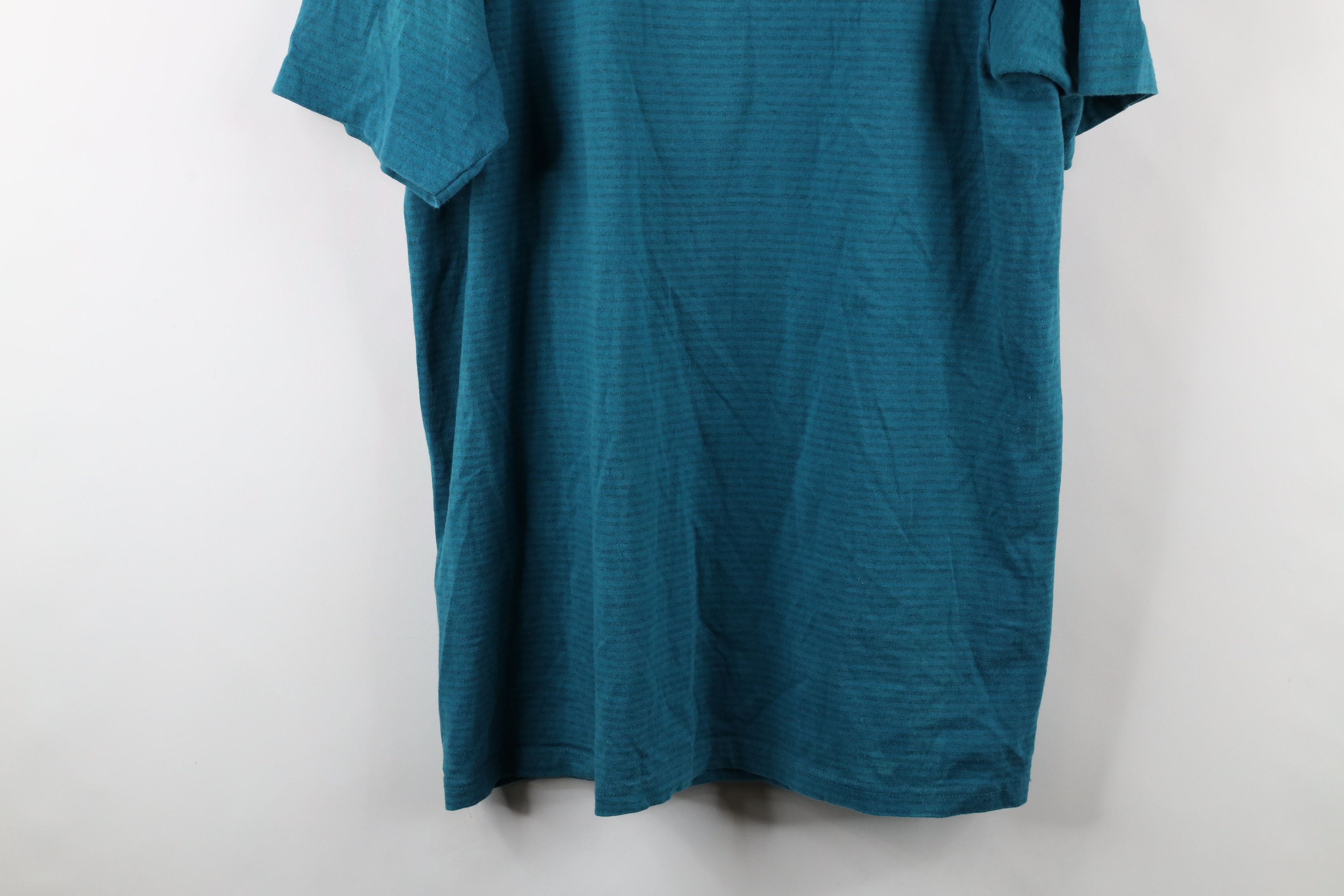 Vintage Vintage 90s Streetwear Striped Pocket T-Shirt Cotton USA Size US L / EU 52-54 / 3 - 9 Thumbnail