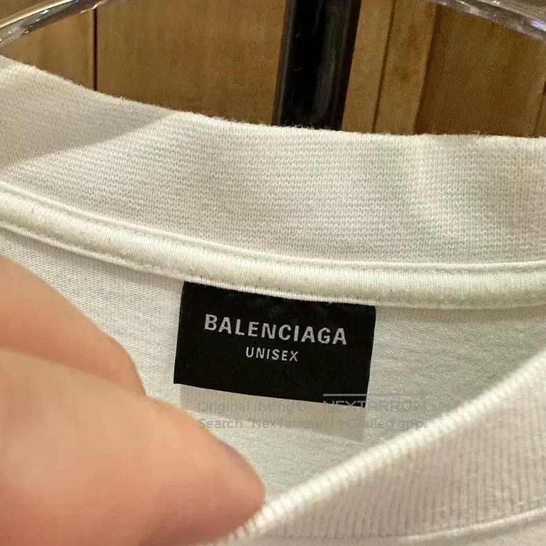 Balenciaga Balenciaga 3B Logo White Short Sleeve Tee. Size US S / EU 44-46 / 1 - 5 Thumbnail