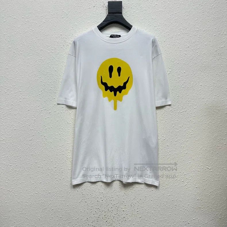 Balenciaga Balenciaga Dissolve Smile Short Sleeve Size US XXS / EU 40 - 1 Thumbnail