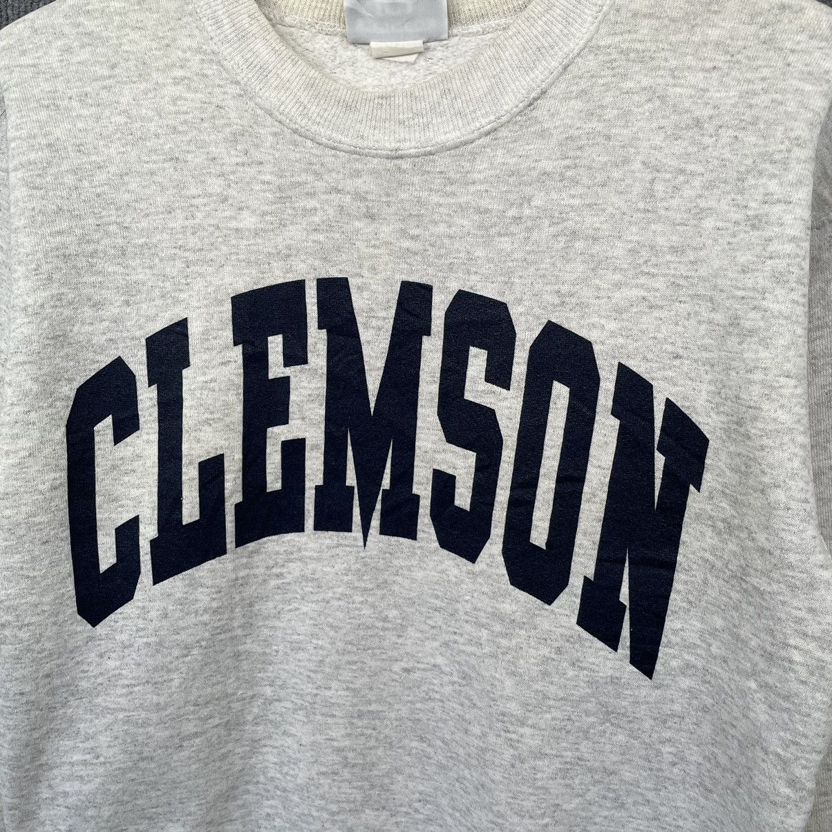 Vintage Vintage 90s Clemson University Crewneck Size US S / EU 44-46 / 1 - 2 Thumbnail