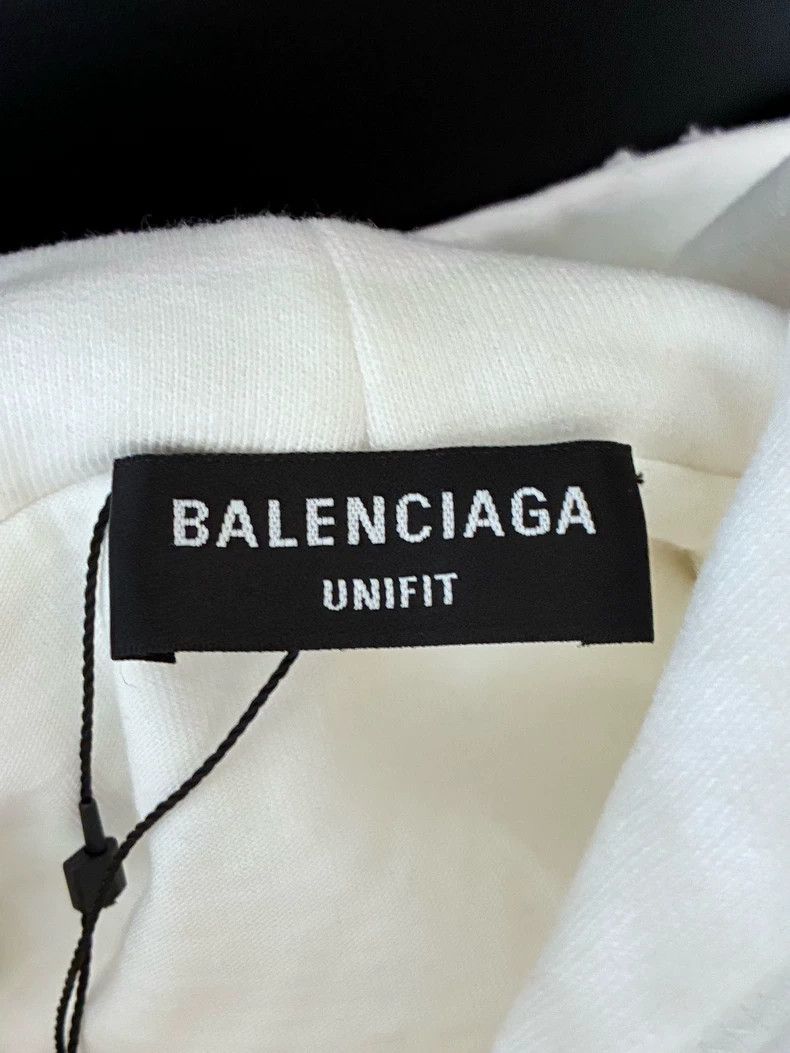 Balenciaga Balenciaga Caps SS22 Logo Printed Faded Effect Fleece Swea Size US S / EU 44-46 / 1 - 5 Thumbnail
