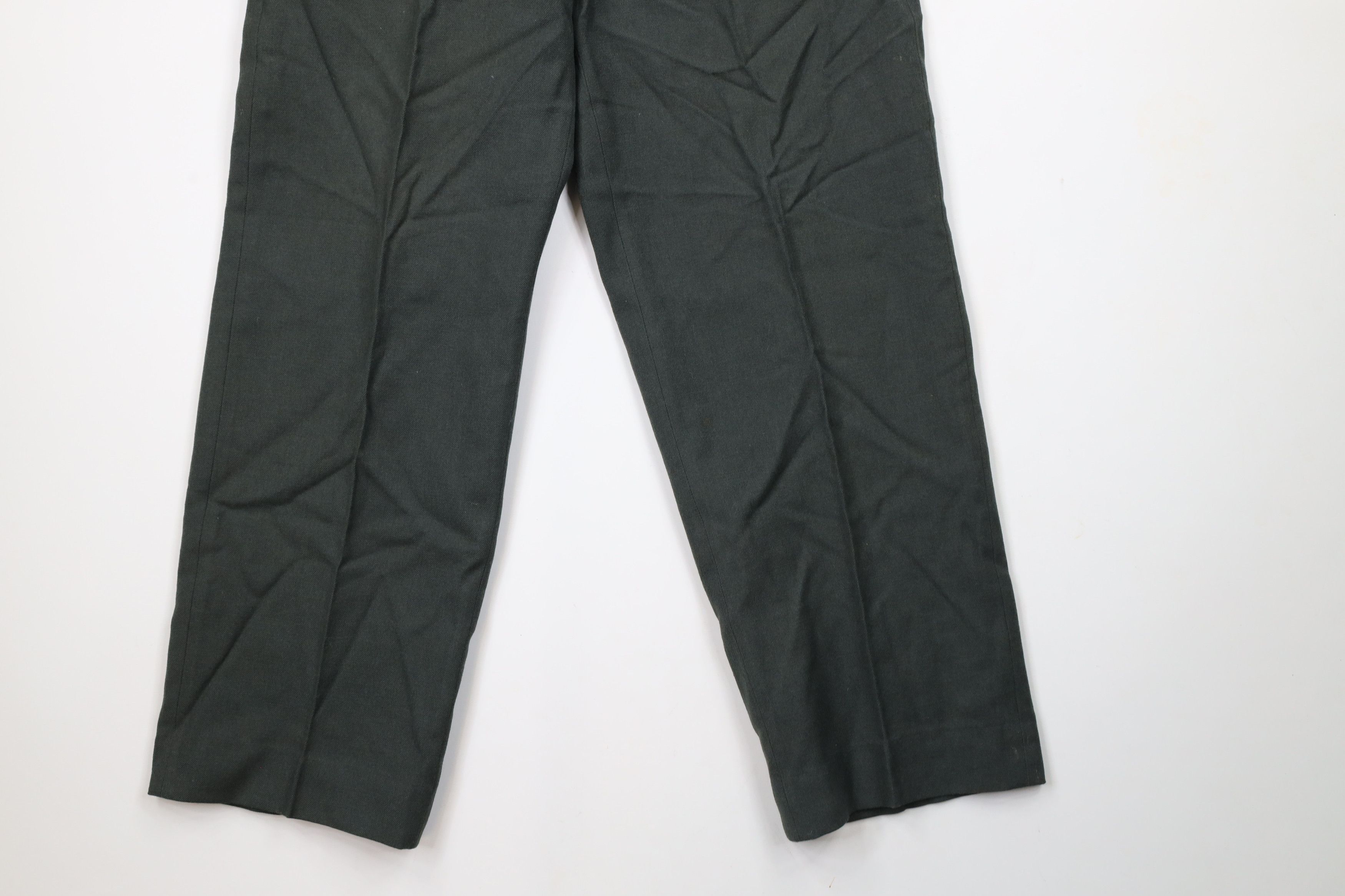 Vintage Vintage 50s Korean War Army Green 44 Trousers Pants USA Size US 30 / EU 46 - 4 Thumbnail