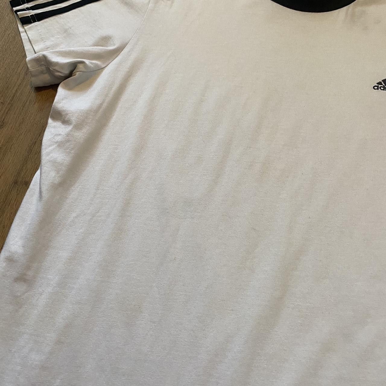 Adidas Adidas white and black T-shirt #AdidasTee Sportswear Size US L / EU 52-54 / 3 - 5 Thumbnail