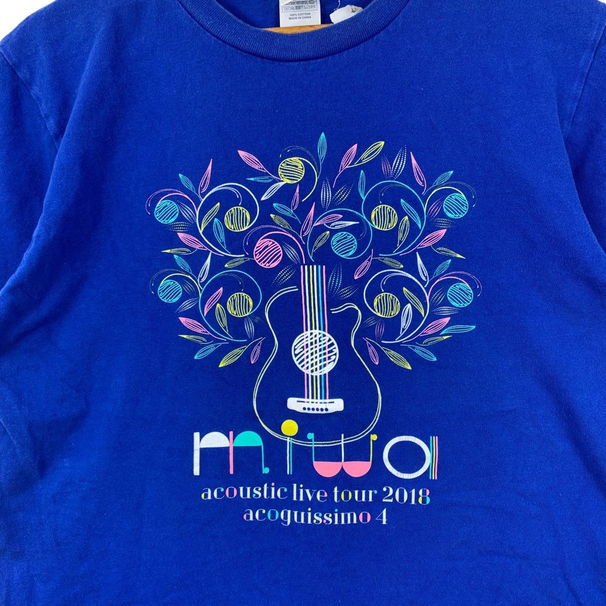 Vintage MIWA ACOUSTIC LIVE Tour 2018 Acoguissimo 4 TShirt Size US M / EU 48-50 / 2 - 3 Thumbnail