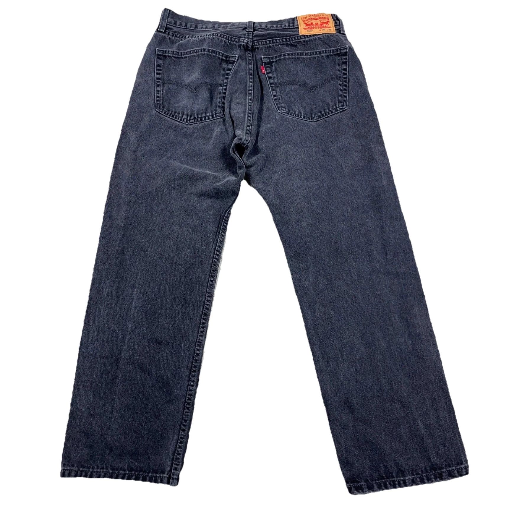 Levi's **Levi's 505 Men's Regular Fit Straight Leg Black Jeans** User: Levi's 505 Men's Regular Fit Straight Leg Black Jeans Size US 36 / EU 52 - 2 Thumbnail