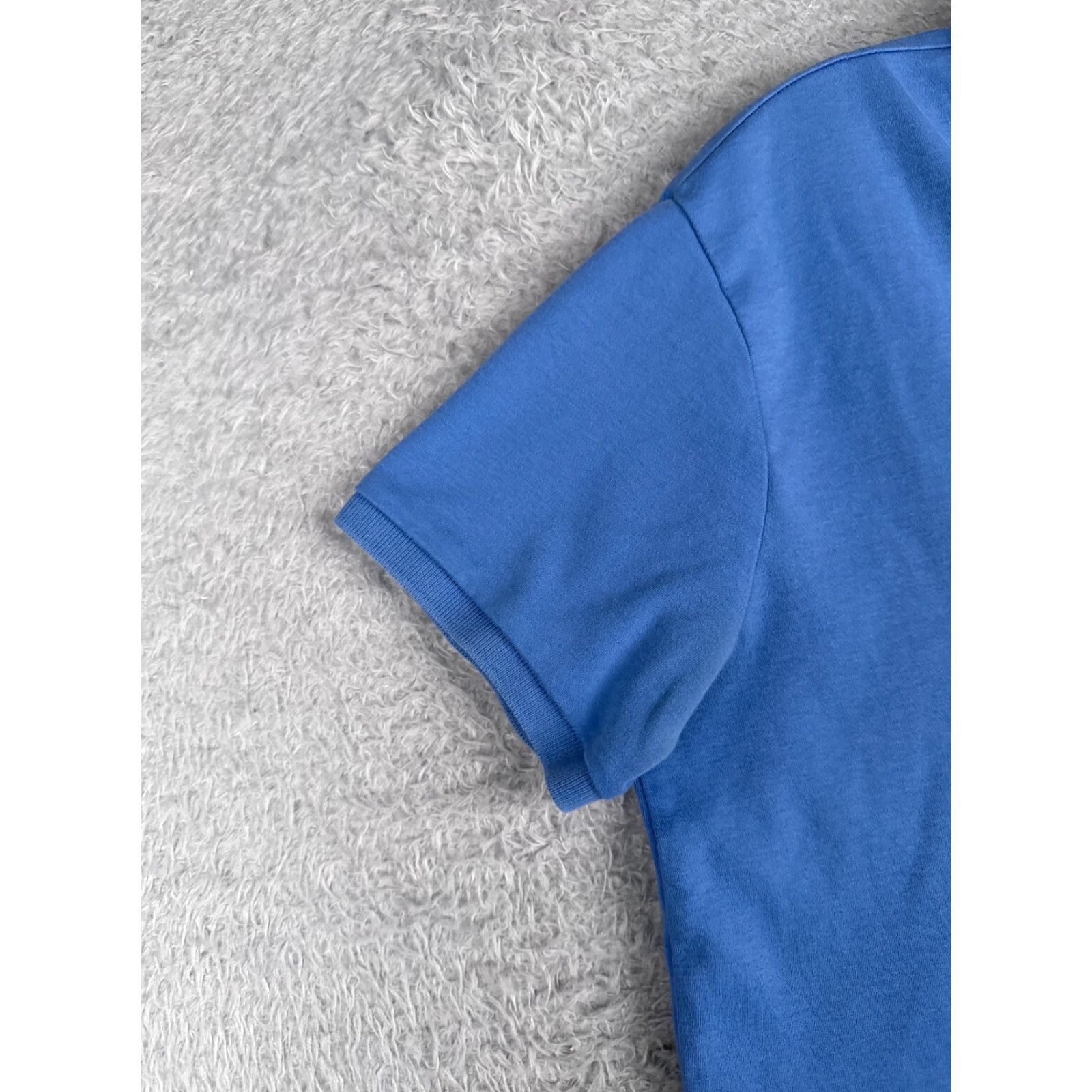 Ralph Lauren RALPH LAUREN Polo Shirt Men Medium Blue Cotton Jersey Slim Fit 70s Casual Size US M / EU 48-50 / 2 - 3 Thumbnail