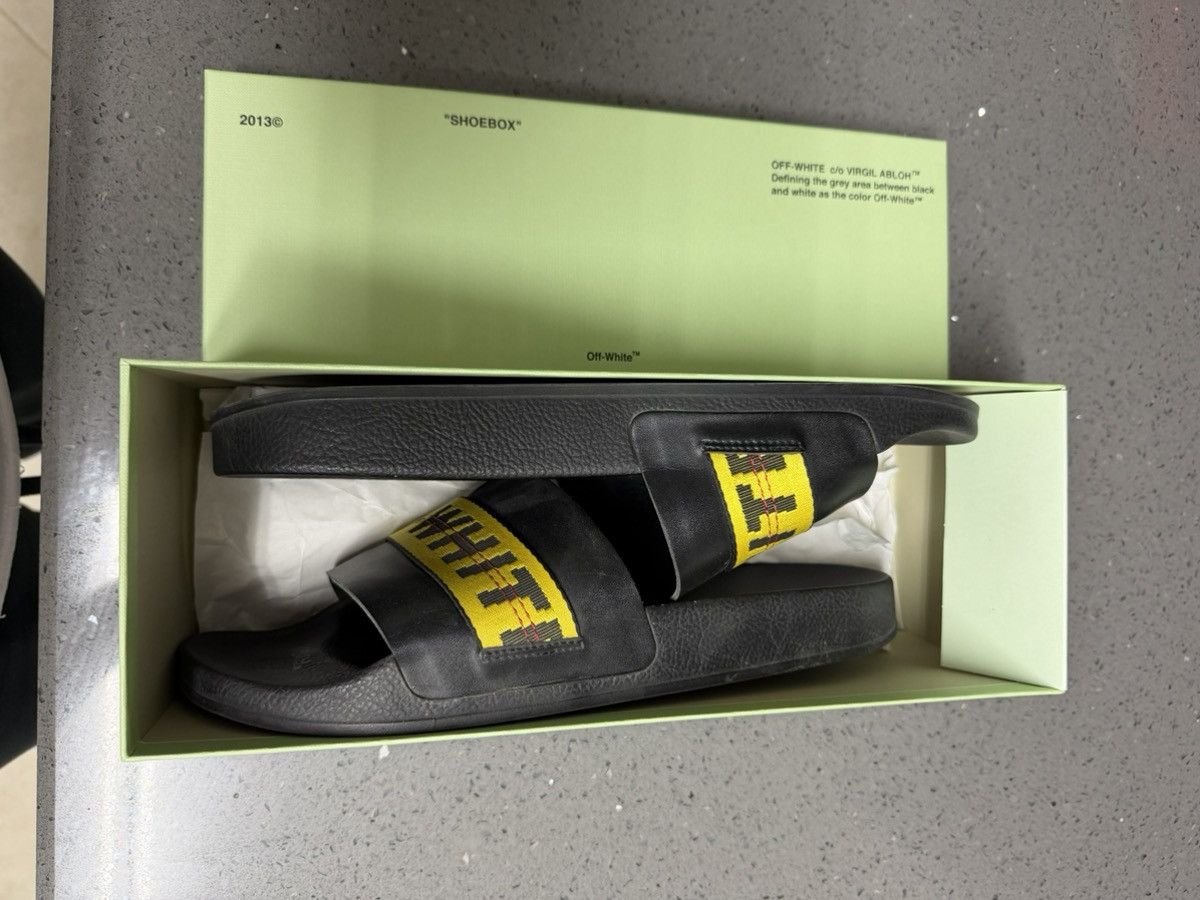 Off-White Off-White Industrial Belt Slides 12US / 46EU Size US 12 / EU 45 - 6 Thumbnail