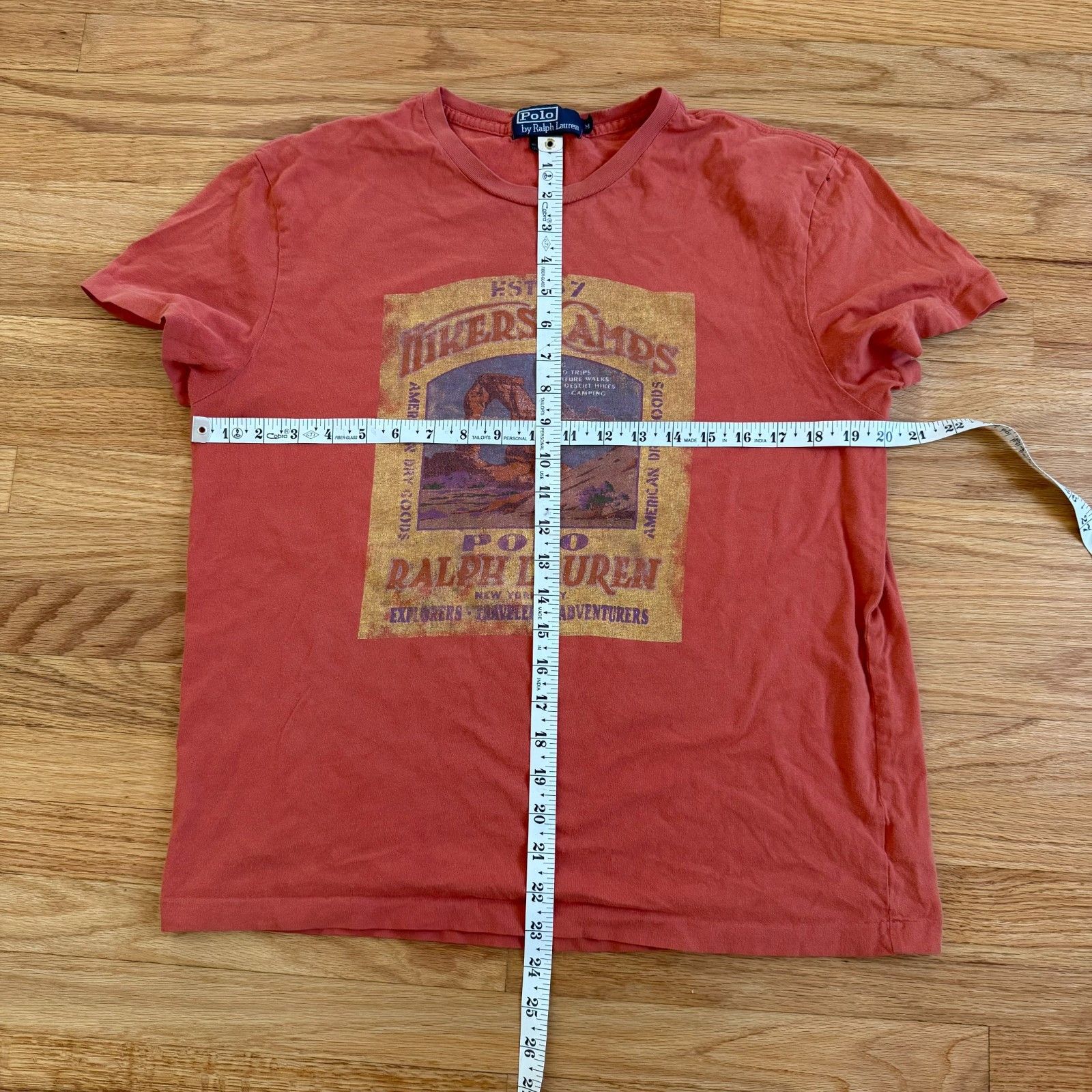 Polo Ralph Lauren Vintage Polo Ralph Lauren Hiker Camp T-Shirt Size US M / EU 48-50 / 2 - 2 Thumbnail