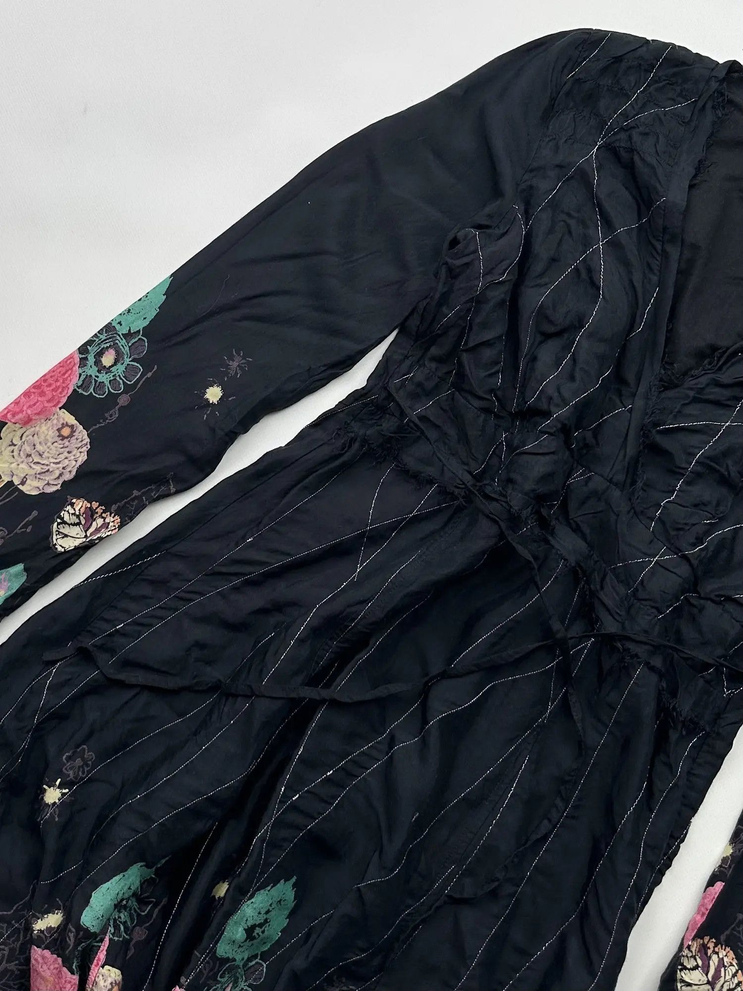 Desigual Desigual Vintage Flare Printed Maxi Dress (360) Size S / US 4 / IT 40 - 3 Thumbnail